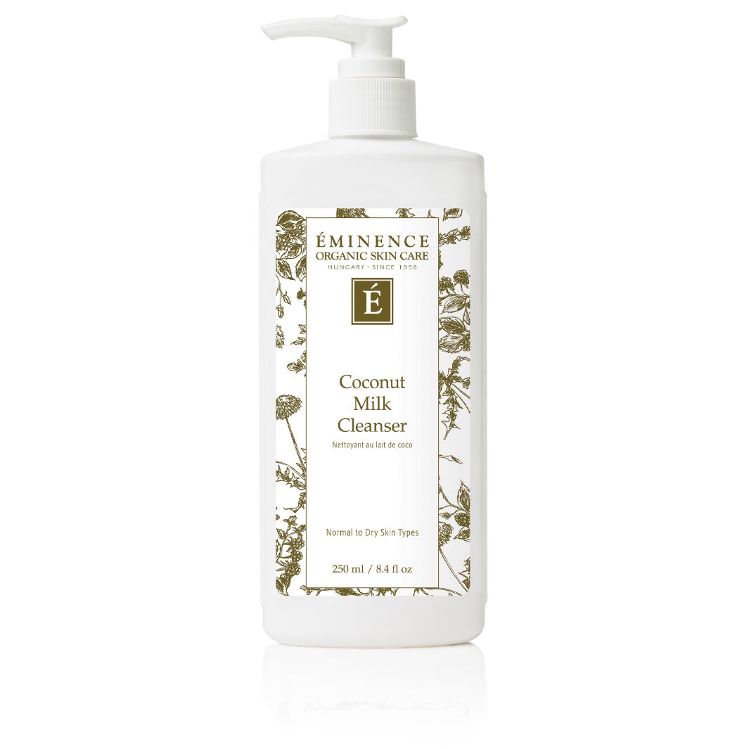 Eminence Organics Coconut Milk Cleanser - Hydrating & Gentle Face Wash for Dry & Sensitive Skin | Vegan & Cruelty-Free Skincare | Perfect for Daily Cleansing & Makeup Removal