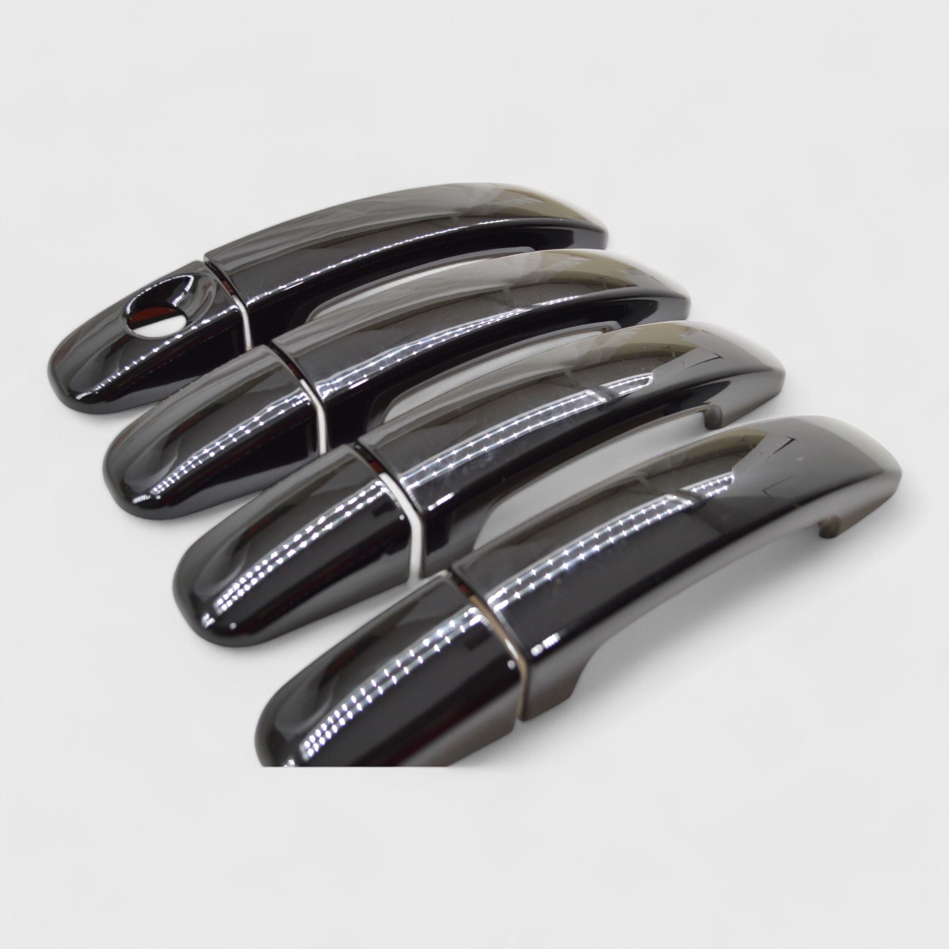 Gloss Black Chrome Delete Door Handle Cover for Cars - No Smart Key (DH6291BLK) | Premium Exterior Car Accessory for Style & Protection