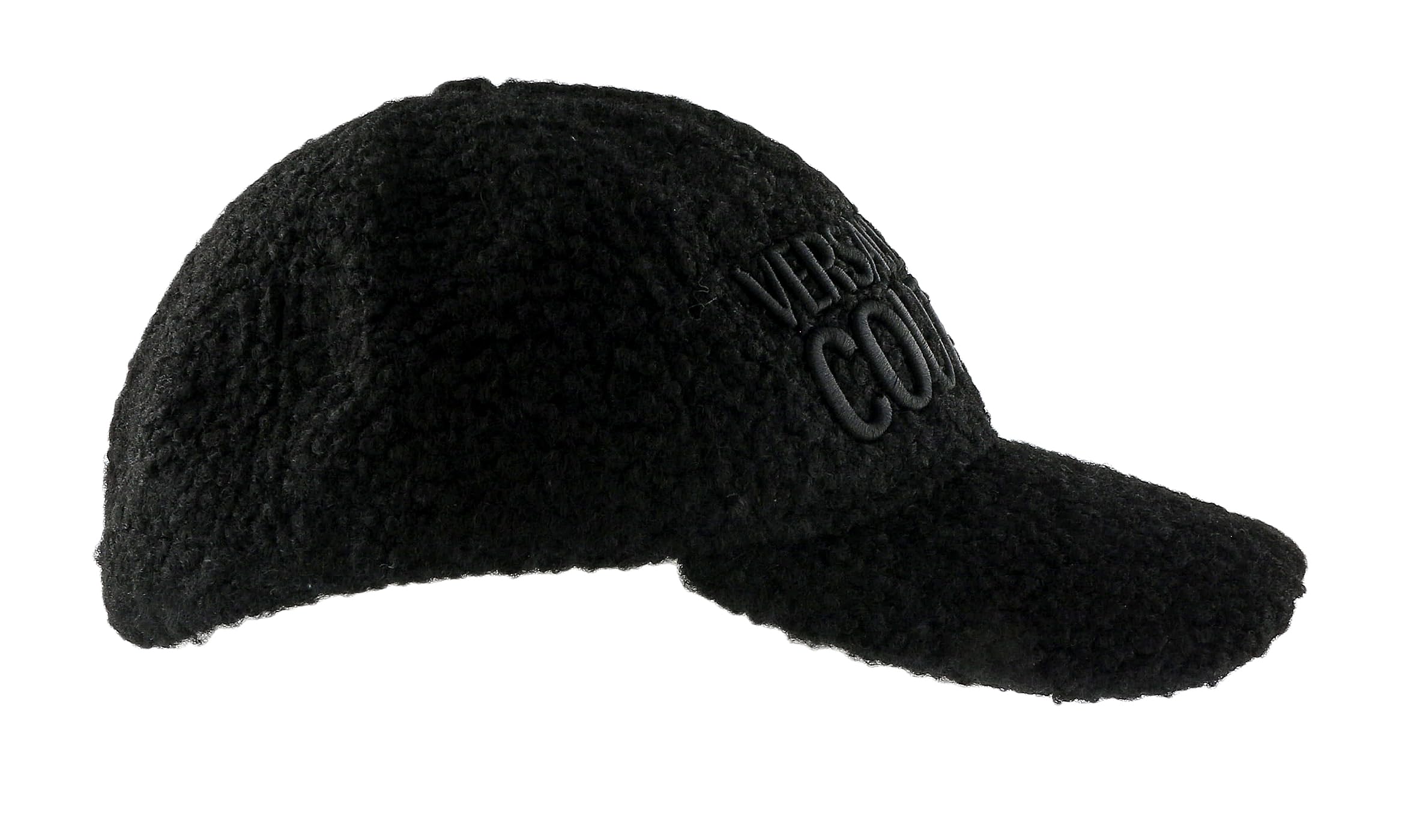 Versace Jeans Couture Black Signature Baseball Cap for Men - Stylish Designer Hat for Casual Wear, Street Fashion & Outdoor Activities