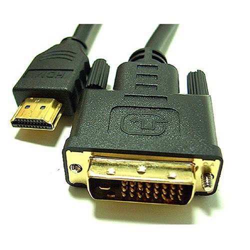 Link Depot 15ft Male HDMI to Male DVI-D Cable - High Speed Digital Video Cord for PC, Monitor, TV, Projector & Gaming Setup (Discontinued)