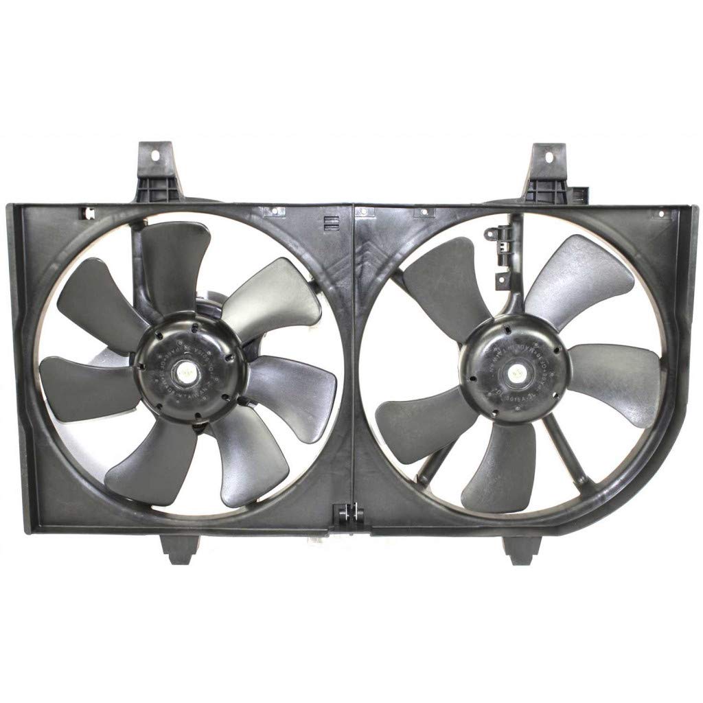 Nissan Sentra Radiator Fan 2002-2006 Compatible with 1.8L Engine | OEM NI3115123 & 214814Z320 | Dual Fan Replacement | Perfect for Cooling System Repair & Summer Driving