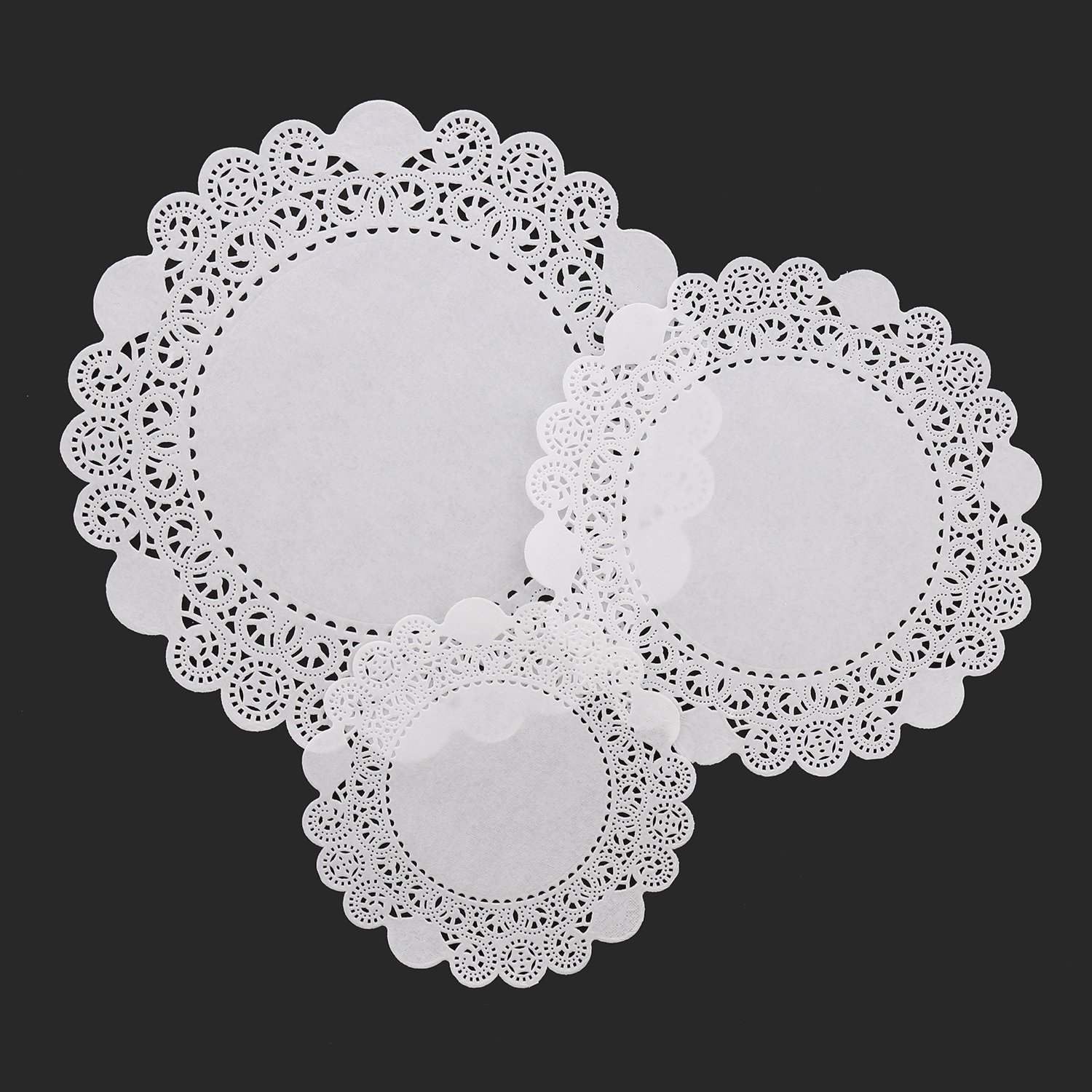 Royal 4 Inch Disposable Paper Lace Doilies - 10,000 Count Bulk Pack for Weddings, Parties & Cake Decorations