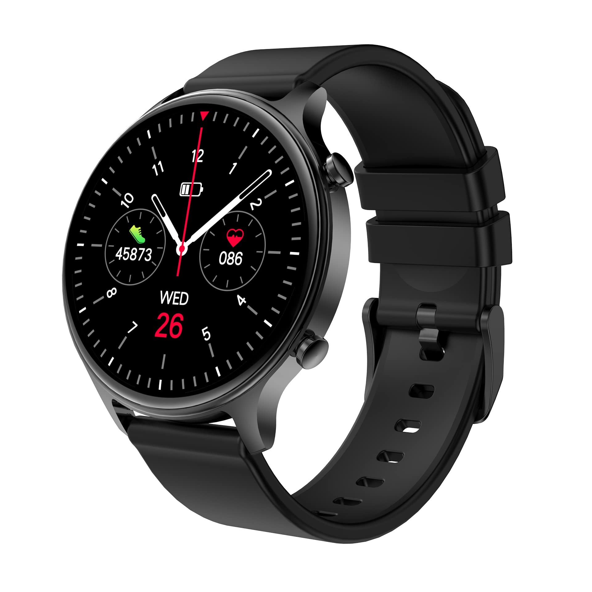 Waterproof Smart Watch for Android & iOS - Fitness Tracker with Heart Rate, Blood Oxygen & Sleep Monitor - Touch Screen Sports Watch for Men & Women - Perfect for Running, Swimming & Daily Activity Tracking