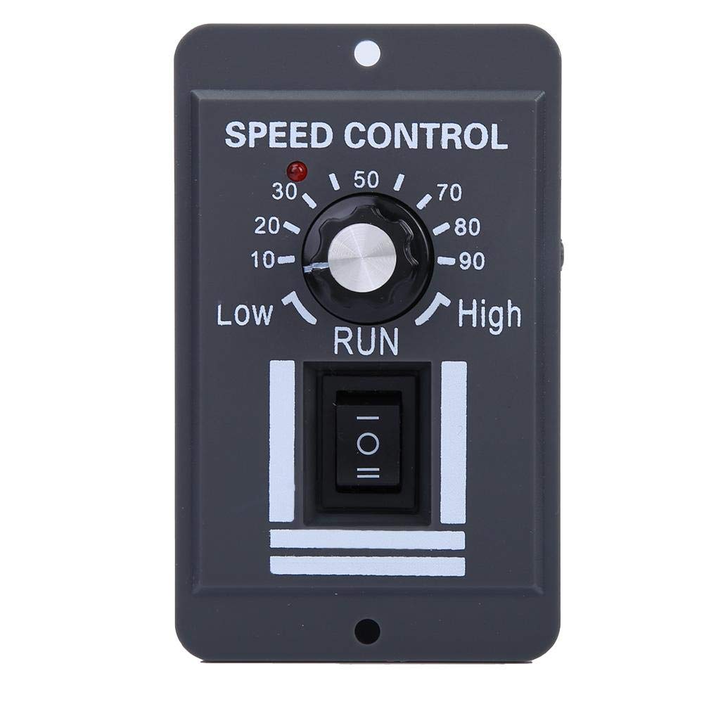 DC 12-60V 40A PWM Motor Speed Controller with CW/CCW Reversible Switch - Variable Speed Control for Brush Motors, DIY Robotics, CNC Machines, and Power Tools