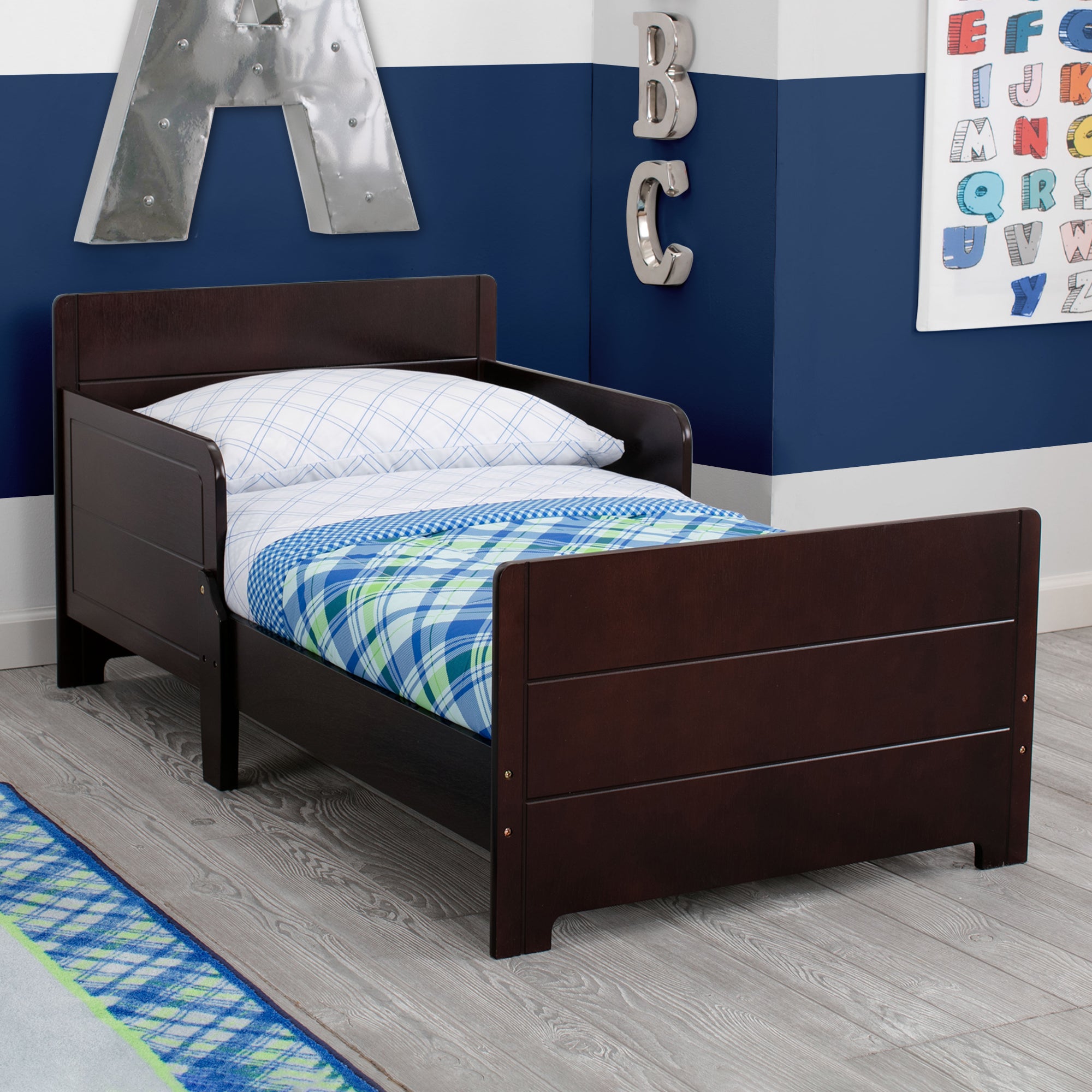 MySize Toddler Bed for Kids - Adjustable & Convertible Baby Crib to Twin Size Bed - Safe & Comfortable Toddler Mattress for Nursery, Daycare or Travel - Perfect for Growing Toddlers 1-5 Years Old