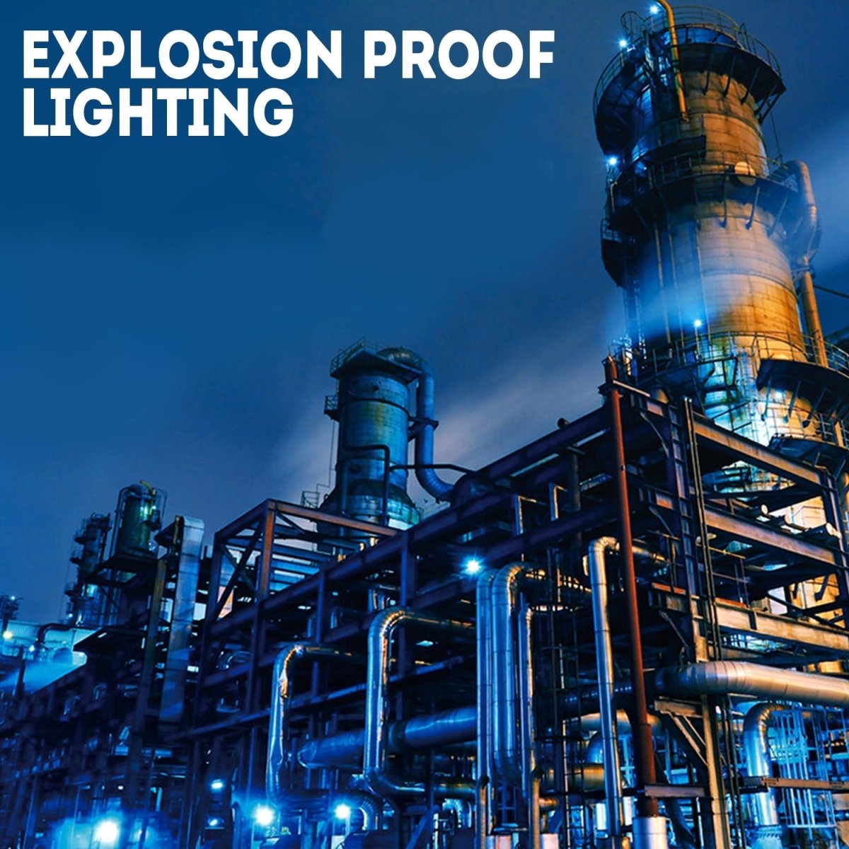30W LED Explosion Proof Jelly Jar Light - G Series Dimmable 5000K 4050LM (100-277V AC) IP66 Rated for Hazardous Locations - Perfect for Oil Rigs, Chemical Plants & Industrial Facilities