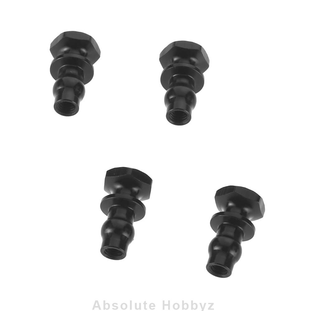Hot Bodies Aluminum Shock Standoff (4 Pack) - Durable RC Car Suspension Parts for Off-Road Racing & Bashing - Perfect for Traxxas, Arrma, Redcat Upgrades