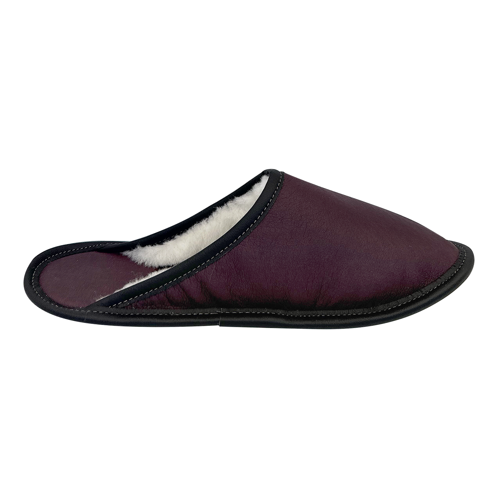 Ultralight Women's Sheepskin Slip-On Mule Slippers - Cozy House Shoes for Indoor Comfort & Relaxation