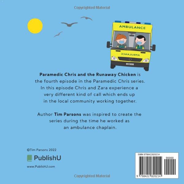 Paramedic Chris and the Runaway Chicken: Children's Book Series (Book 36) - Fun Bedtime Story for Kids, Classroom Reading & Early Learning