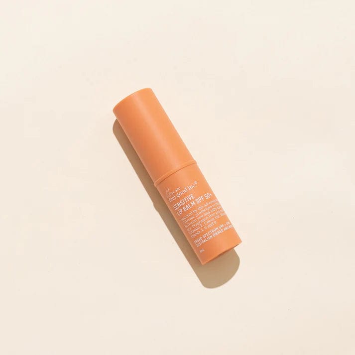 SPF50+ Sensitive Lip Balm for Dry & Chapped Lips - Moisturizing Sun Protection for Outdoor Activities, Hiking & Beach Days