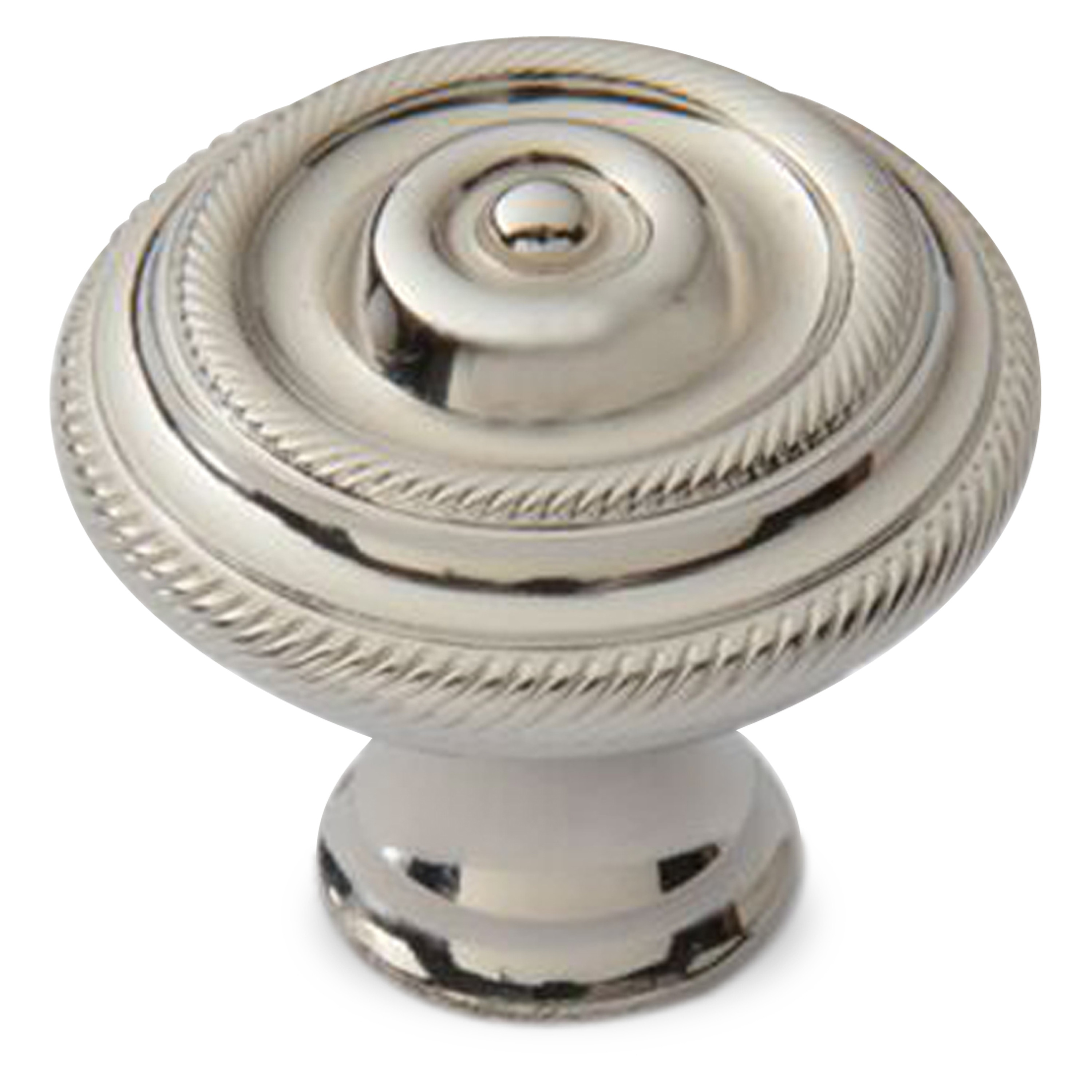 Chautauqua 1 1/4 Inch Cabinet Knob - Solid Brass Hardware for Kitchen Cabinets, Dressers & Furniture (Set of 10) - Perfect for Home Renovation & DIY Projects