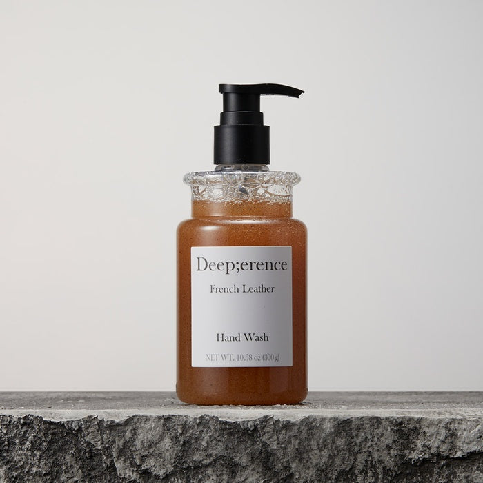Premium French Leather Scented Hand Wash 300g - Luxurious Foaming Soap for Bathroom, Kitchen & Guest Washroom - Deep Cleansing & Long-Lasting Fragrance