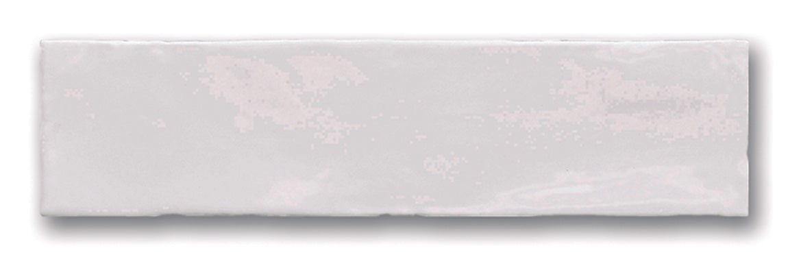 Handmade White 3x12 Ceramic Wall Tiles - Premium Glossy Finish for Kitchen Backsplash, Bathroom & Fireplace Decor