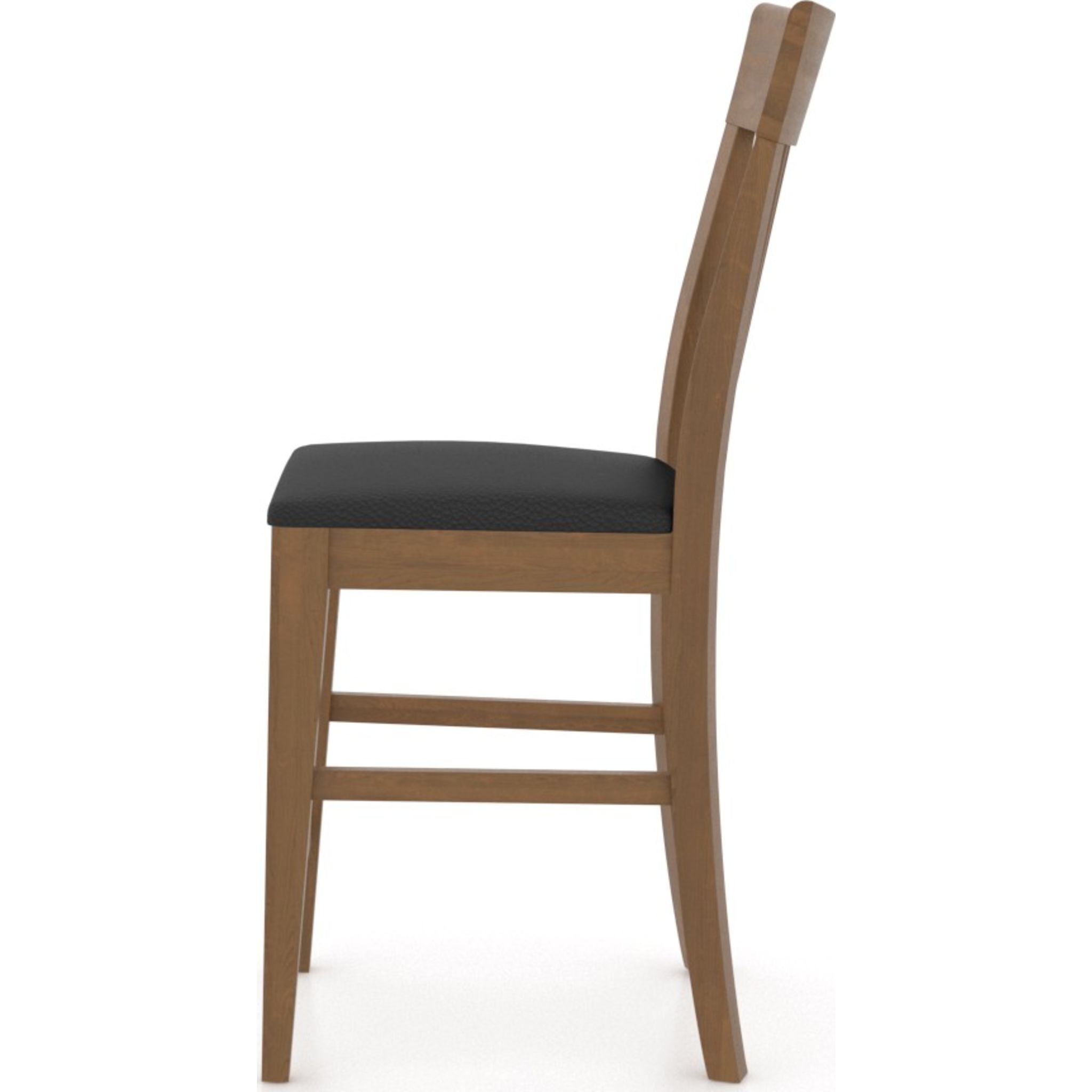 Bon Appetit Counter Height Stool - Solid Oak Washed Finish (SNF07412XT03M24) - Perfect for Kitchen Islands, Breakfast Bars & Modern Dining Areas
