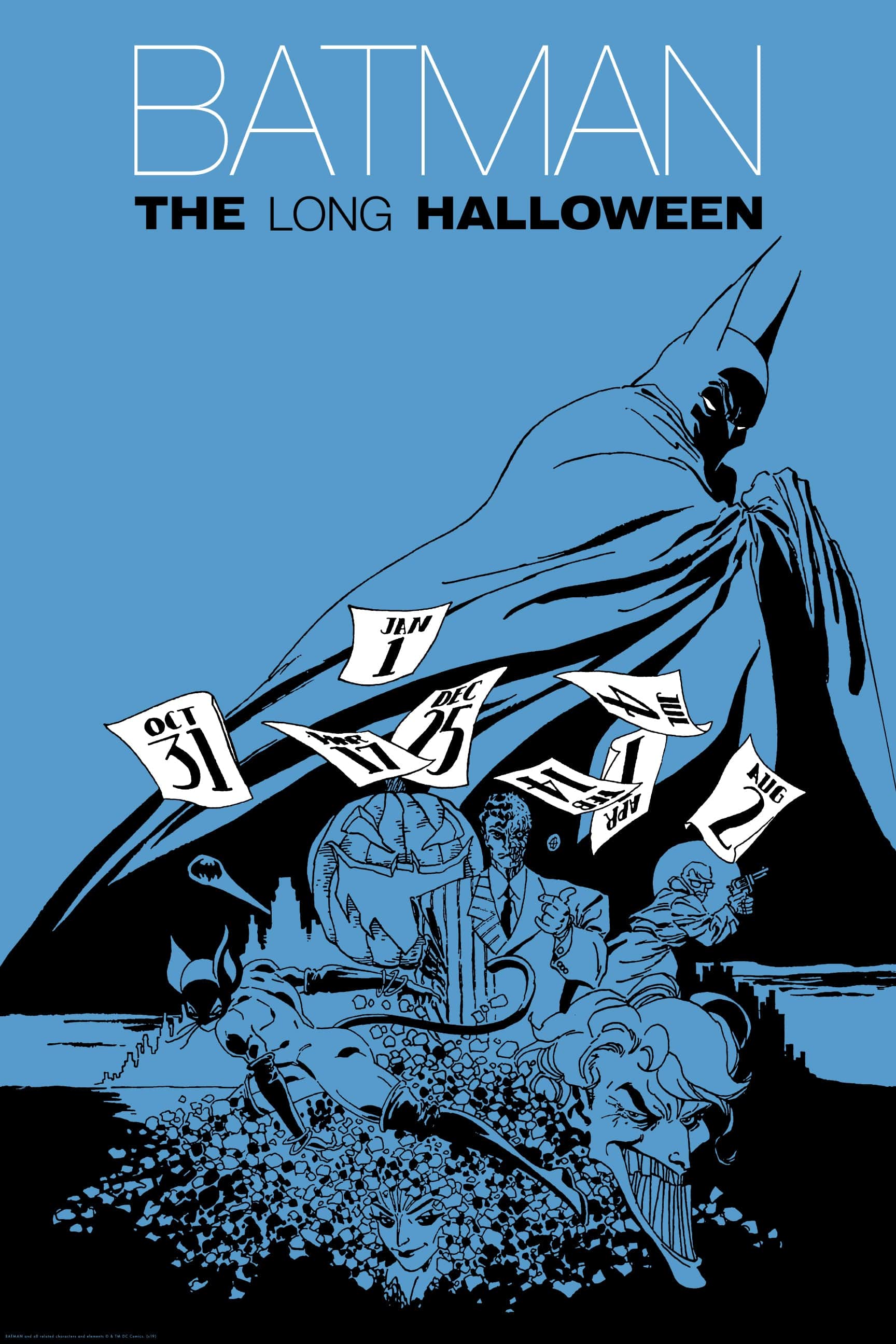 Batman: The Long Halloween Poster - Premium DC Comics Wall Art for Home & Office Decor | Perfect for Superhero Fans, Movie Lovers & Collectors