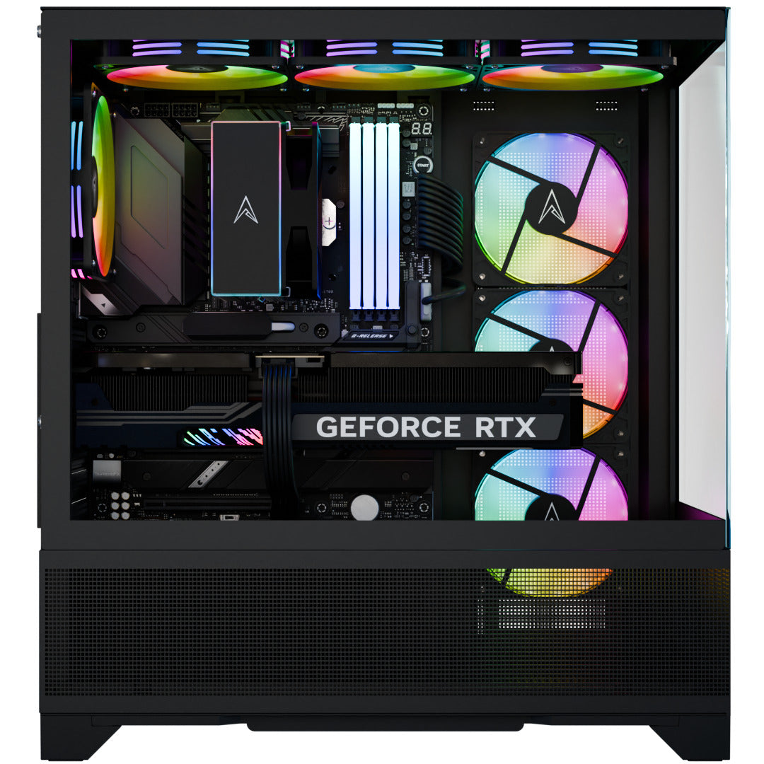 Allied Patriot MKII Gaming PC - AMD Ryzen 5 7500F Processor, NVIDIA RTX 5070 Ti 16GB Graphics, High Performance Desktop Computer (Black) for Gaming, Streaming & Content Creation