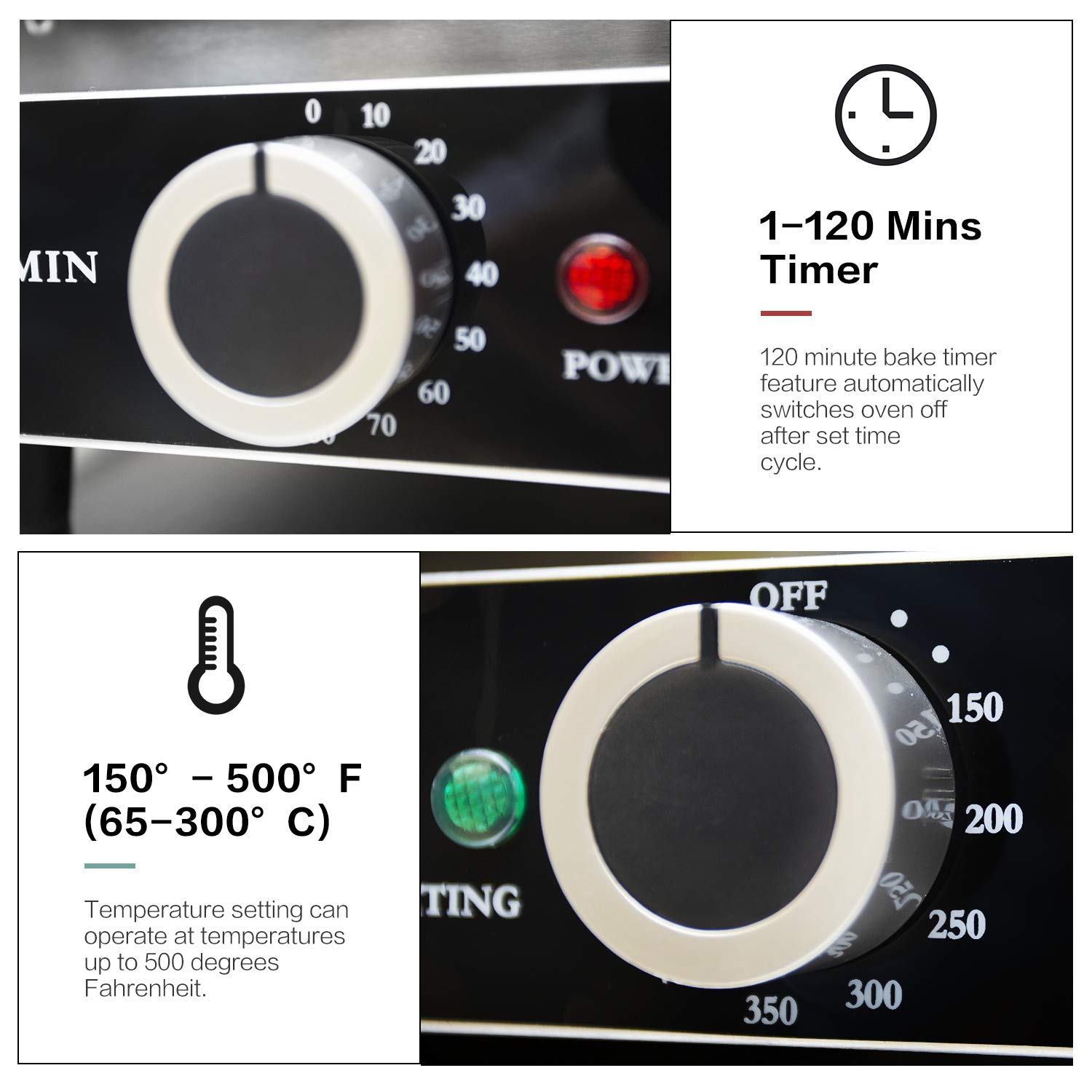 COOKRITE CRCC-50 Commercial Medium Electric Convection Oven - 1/2 Shelves Stainless Steel Countertop Oven for Restaurants, Bakeries & Home Kitchens - Perfect for Baking, Roasting & Toasting Breads, Pastries & More