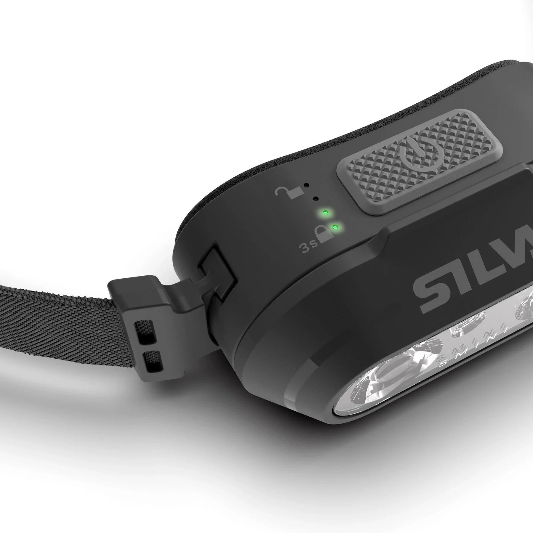 Silva Smini LED Headlamp - Ultra Bright 300 Lumen Rechargeable Headlight for Camping, Hiking, Running & Outdoor Adventures - Hands-Free Lighting Solution