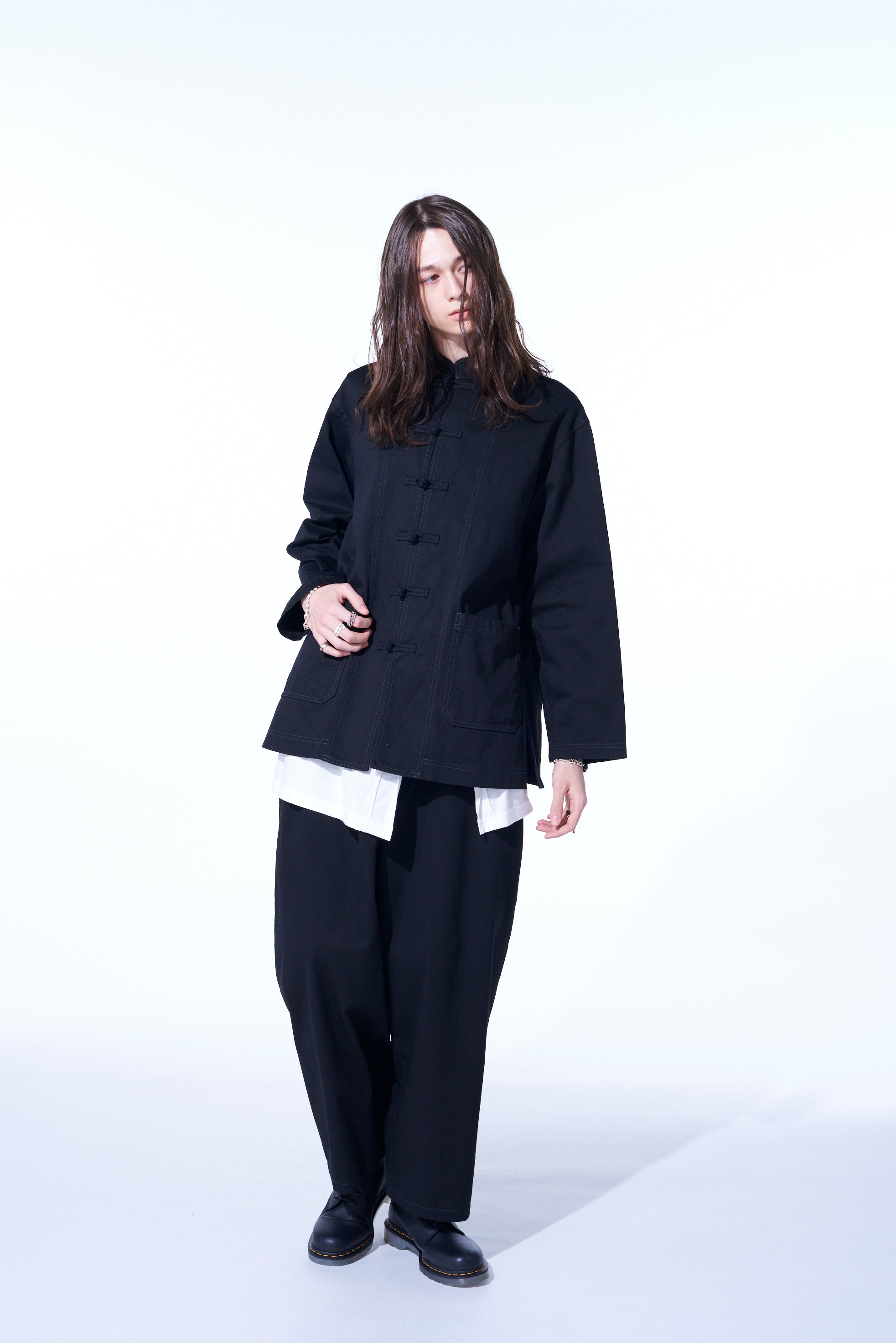 Men's Cotton Drill China Jacket - Lightweight Workwear for Outdoor Activities & Casual Wear