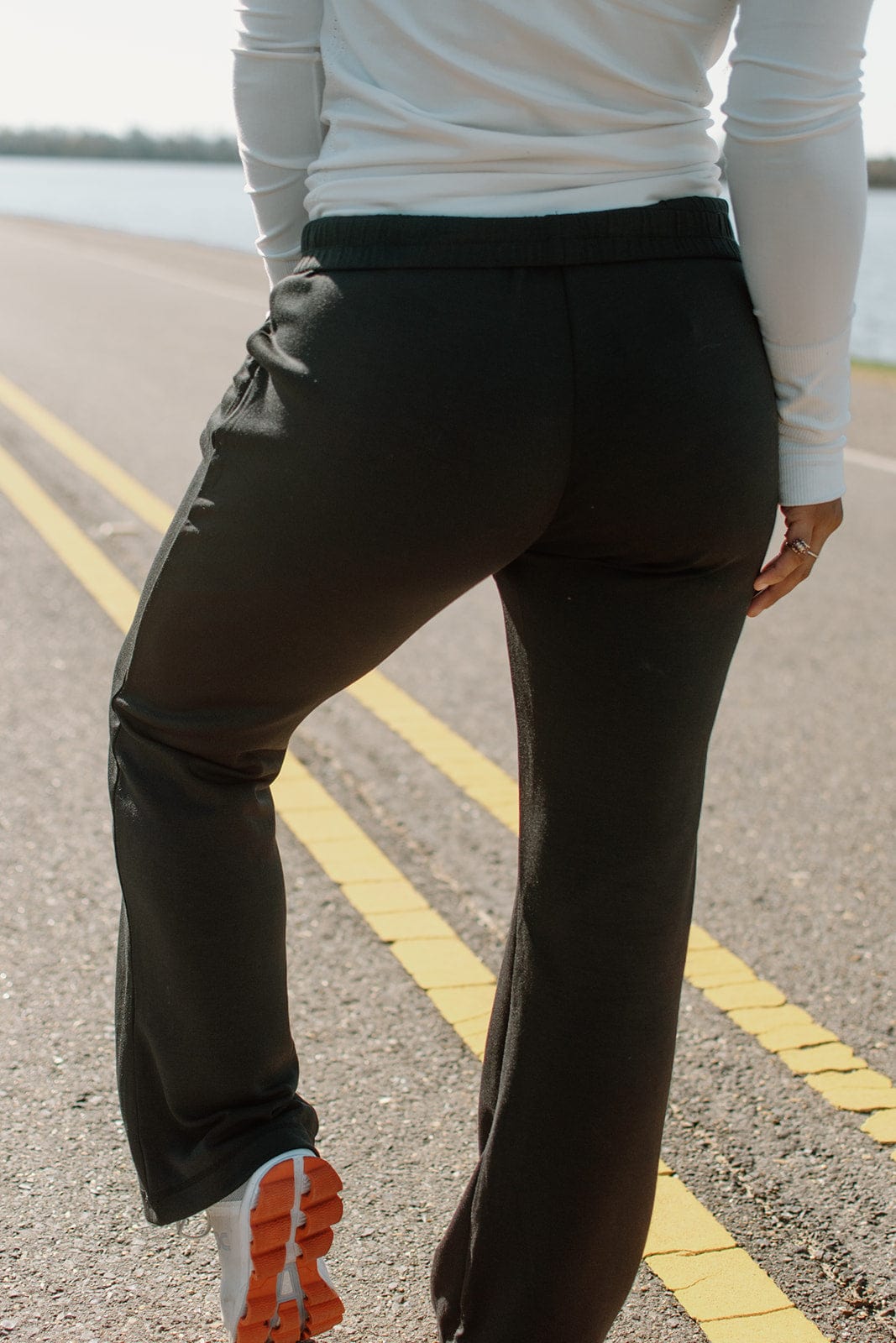 Black High Waist Sweatpants for Women - Comfortable Workout Joggers with Pockets | Perfect for Yoga, Running & Lounge Wear