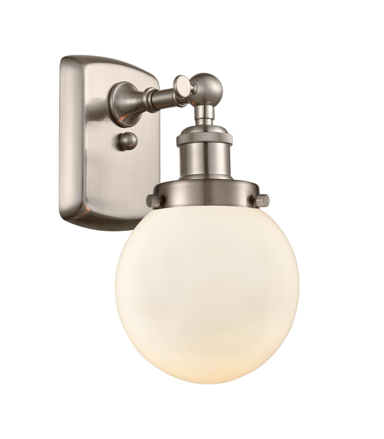 Ballston Collection Transitional LED Wall Sconce - 6-Light Fixture in Pewter/Nickel/Silver Finish | Energy-Efficient Indoor Lighting for Hallway, Bedroom & Living Room