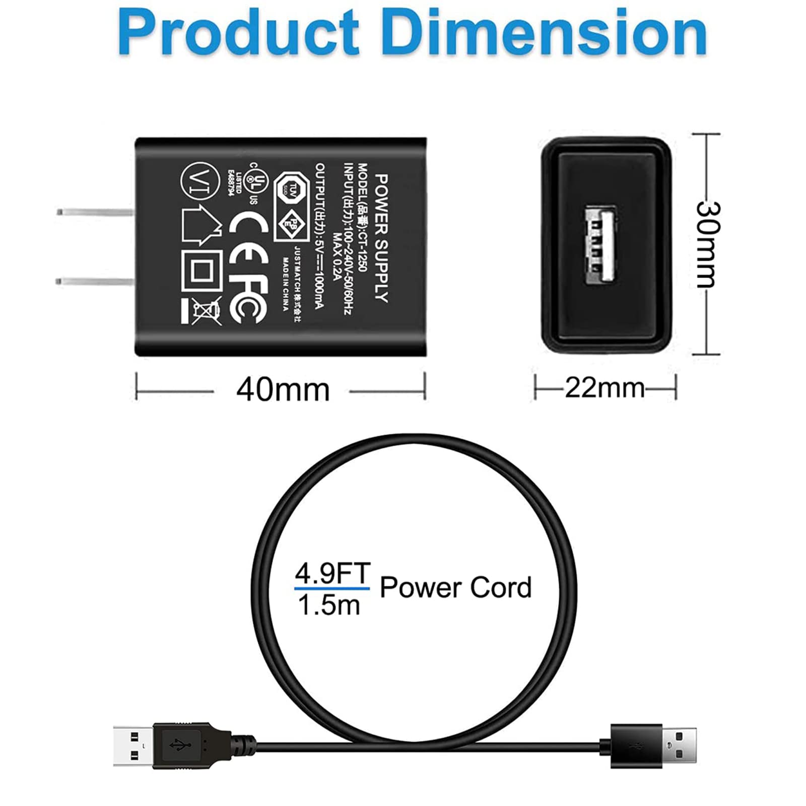 Original Title: WUKUR Charger Replacement for Texas Instruments TI-84 Plus CE Graphing Calculator - Compatible with TI-Nspire CX/CX CAS & 84 Plus CE Color/C Silver - 5FT USB Charging Cable - Perfect for School, Office & STEM Education