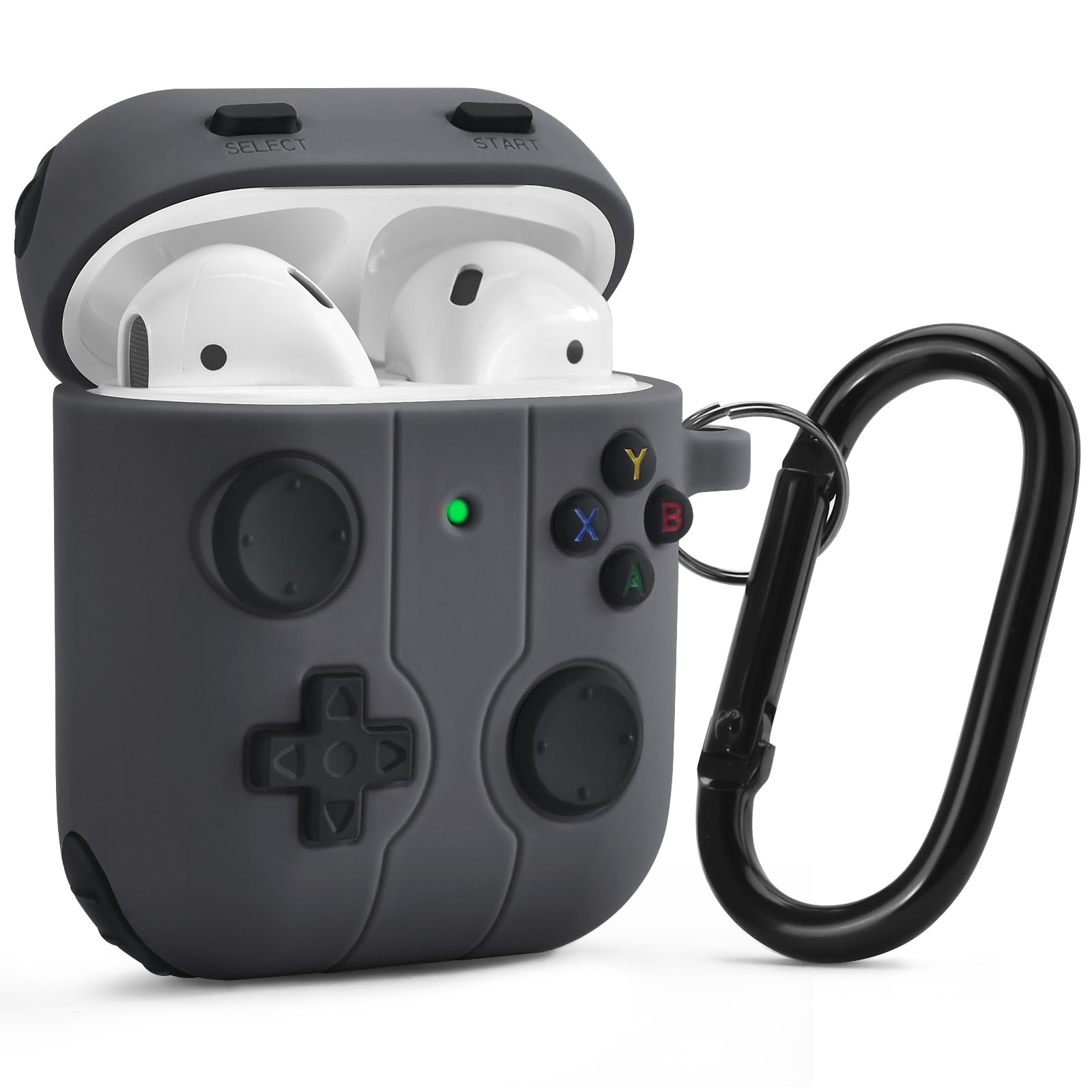 KOREDA AirPods 1st/2nd Generation Case Cover - Cute Game Player Design Silicone Protective Case for AirPods Charging Case | Shockproof & Anti-Scratch | Perfect for Gaming, Travel & Daily Use