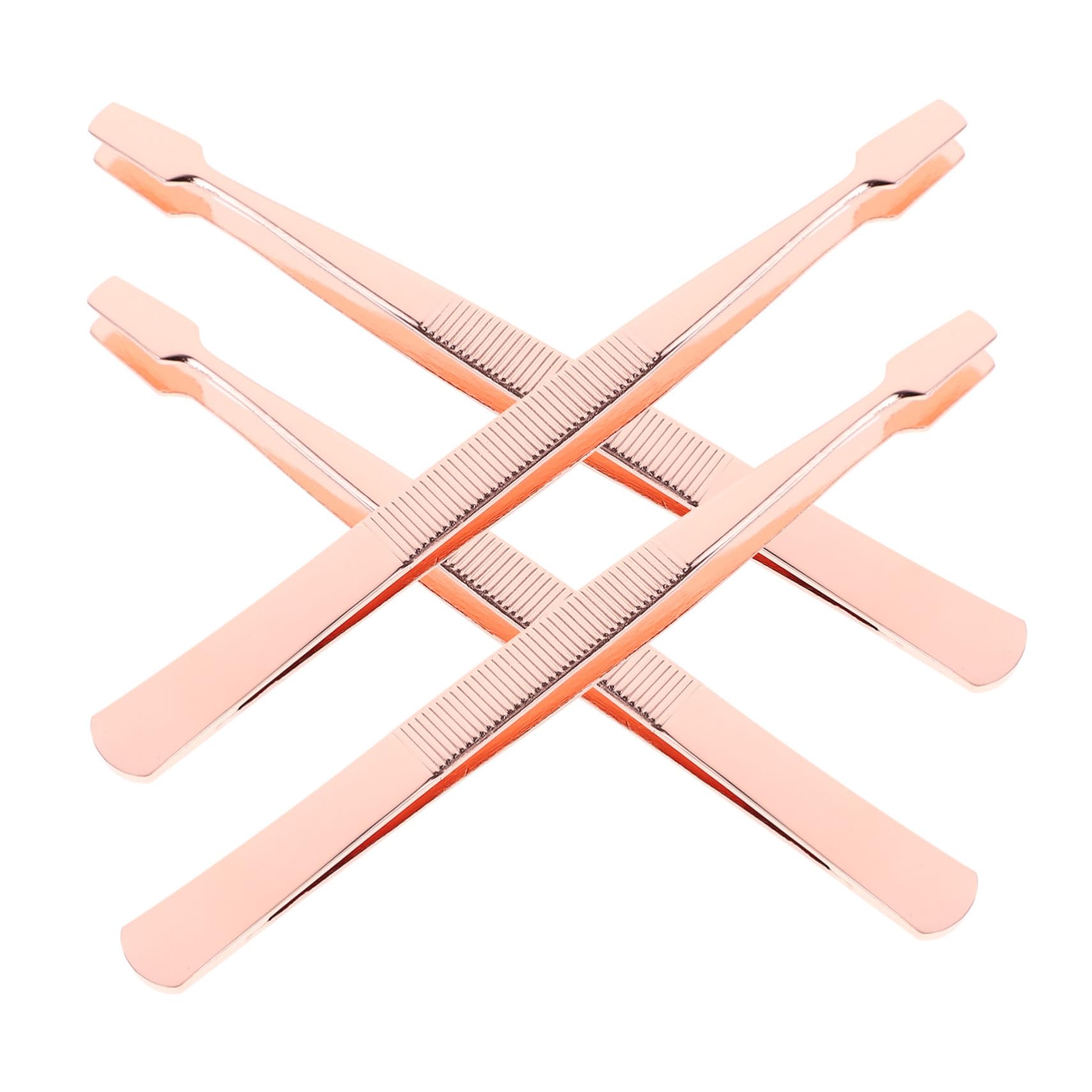 Professional Eyelash Extension Tweezers Set - 4pcs High Precision Stainless Steel Tweezers for Lash Artists & DIY Lash Application - Perfect for Salon, Spa & Home Use