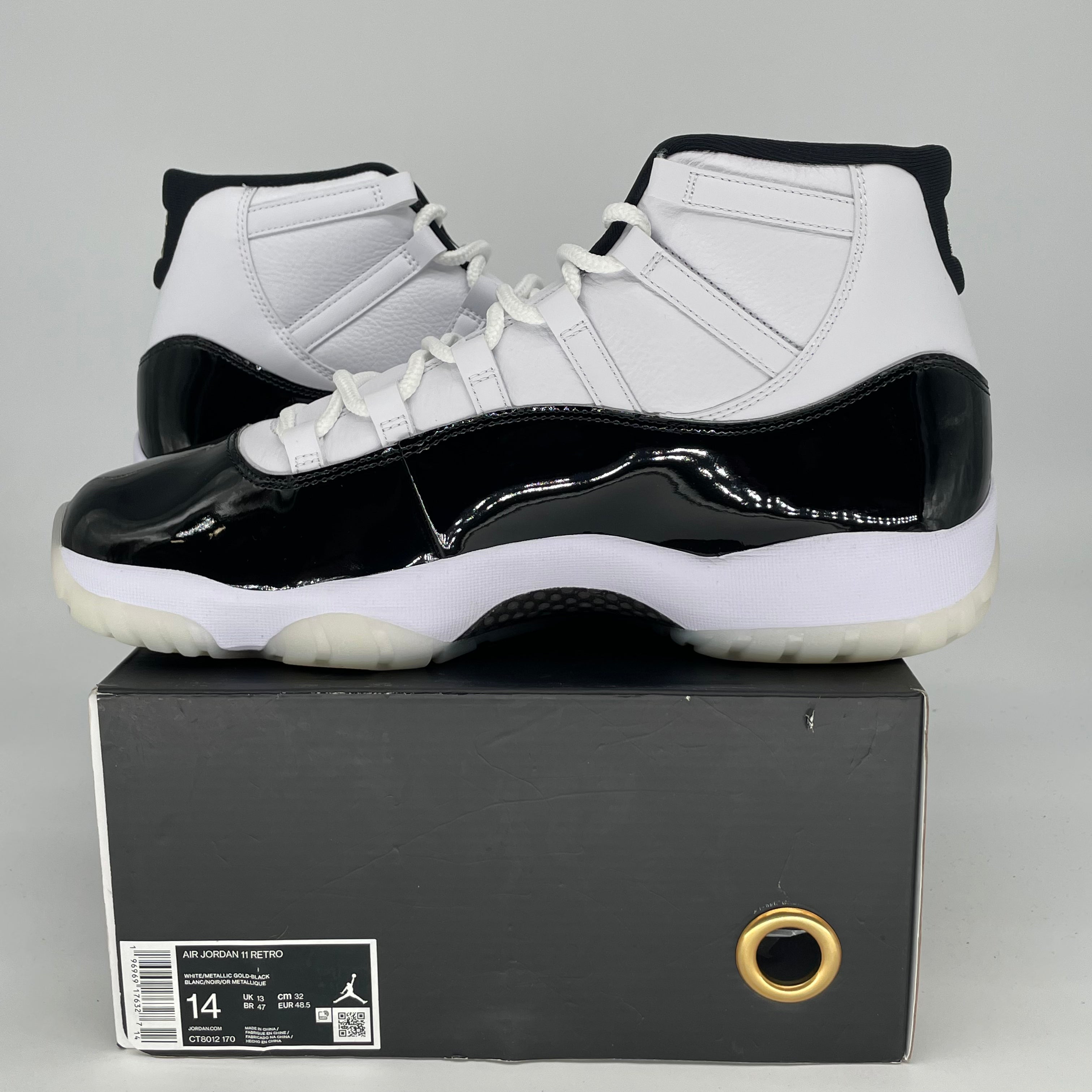 AIR JORDAN 11 DMP GRATITUDE Basketball Shoes Men's Size 14 (CT8012-170) - Perfect for Court Play & Sneaker Collectors