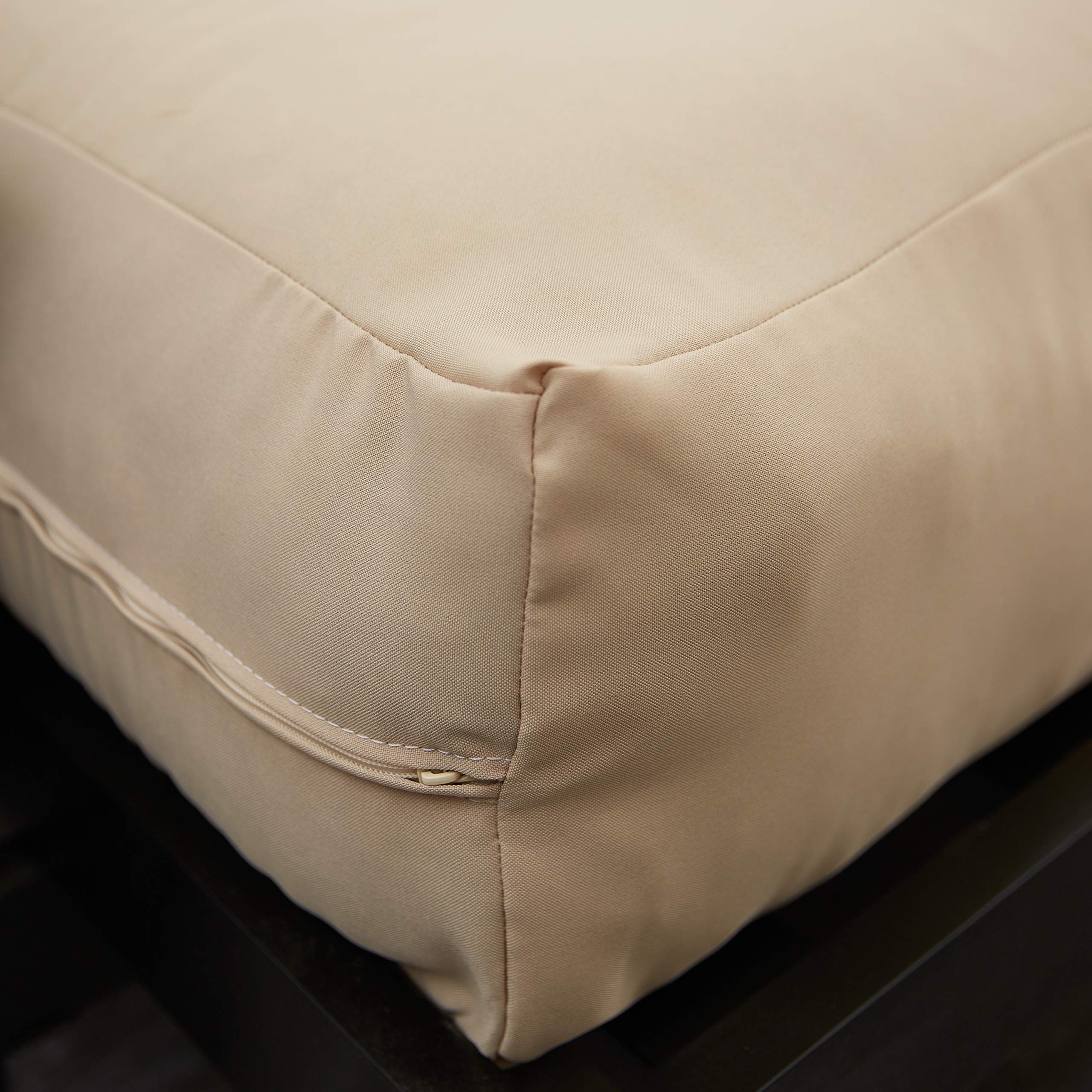 Mozaic 10-inch Queen Size Cotton Twill Futon Mattress - Soft & Supportive, Black | Perfect for Guest Beds, Dorm Rooms & Small Spaces