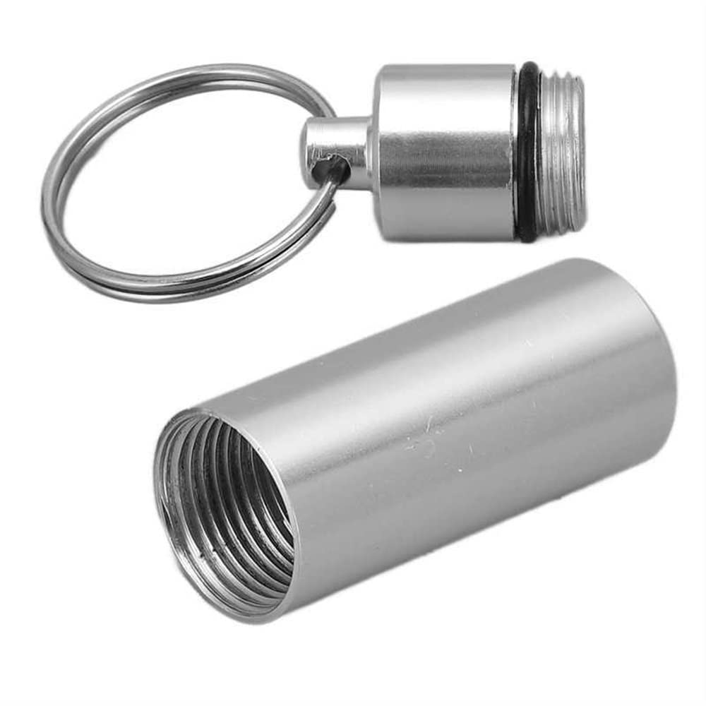 LYunce Aluminum Alloy Drone Rocker Storage Bottle - Portable Metal Case for DJI FPV Accessories | Perfect for Travel, Outdoor Adventures & Drone Enthusiasts