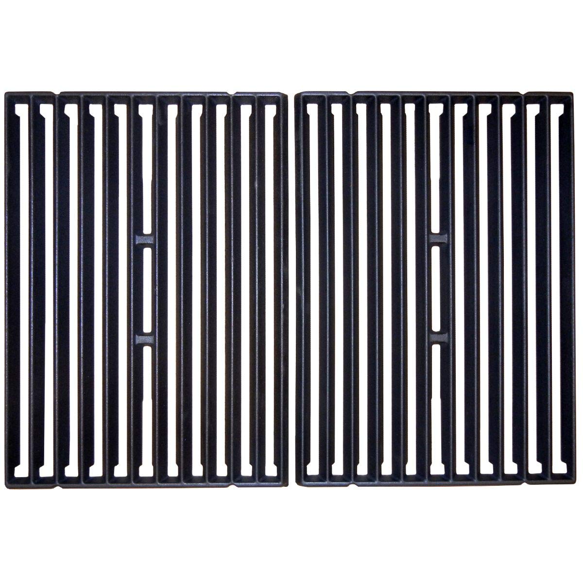 2-Piece Matte Cast Iron Cooking Grid for Broil King & Broil-Mate Gas Grills - 21.5 Inch Replacement Grill Grates for Outdoor BBQ, Grilling Steaks & Burgers - Durable Rust-Resistant Grids for Backyard Cookouts & Patio Parties