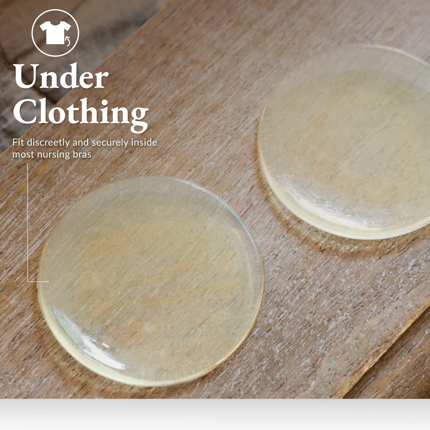 Ameda ComfortGel HydroGel Soothing Nursing Pads - Reusable Cooling Breast Pads for Breastfeeding Moms | 2 Pairs (4 Count) | Soothe Sore Nipples & Provide Instant Relief | Perfect for Postpartum Care & Nursing Comfort