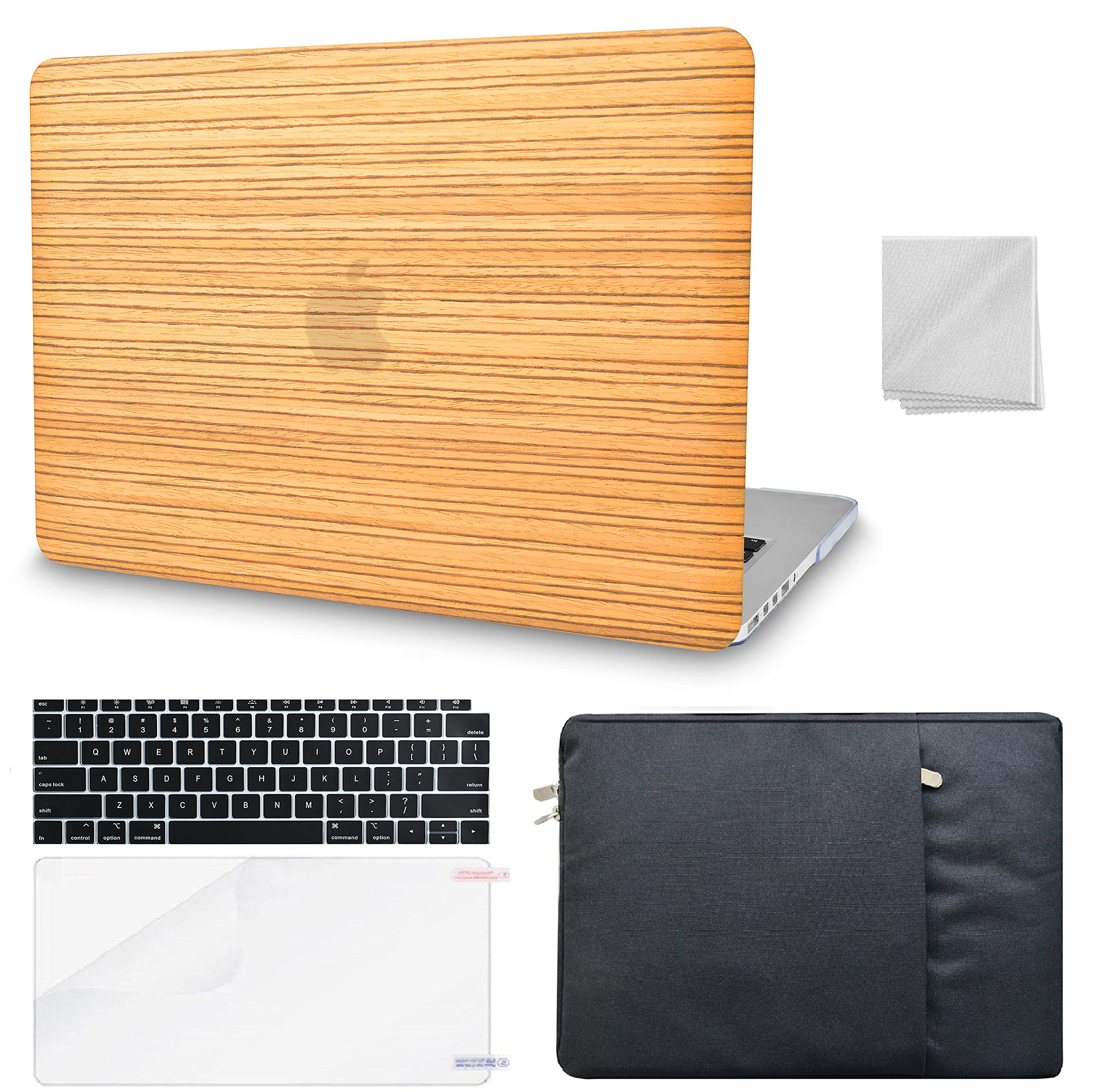 Premium Italian Leather Hard Shell Case for MacBook Air 13