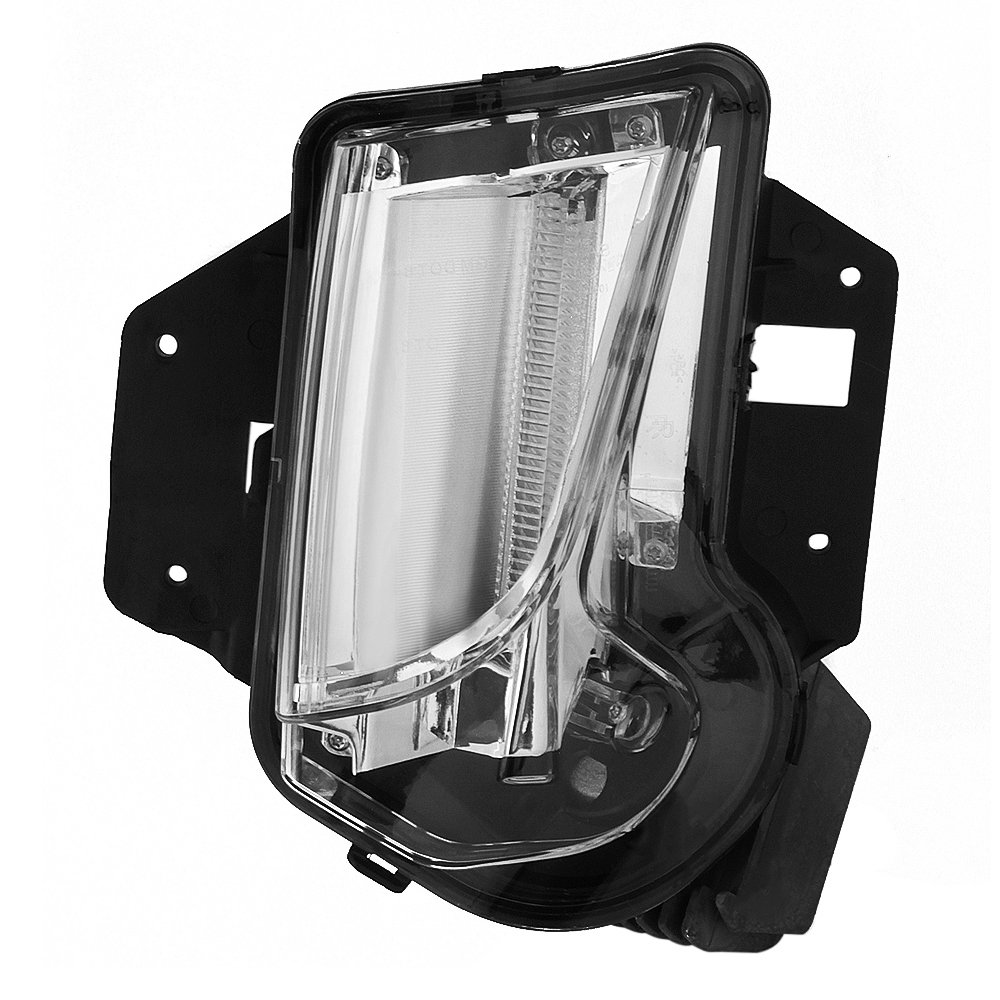 AKKON Chrome Housing Clear Lens Fog Lights Assembly Full Set for 2013-2015 Cadillac XTS - Driver & Passenger Side Replacement | Perfect for Night Driving, Foggy Conditions & Enhanced Vehicle Appearance