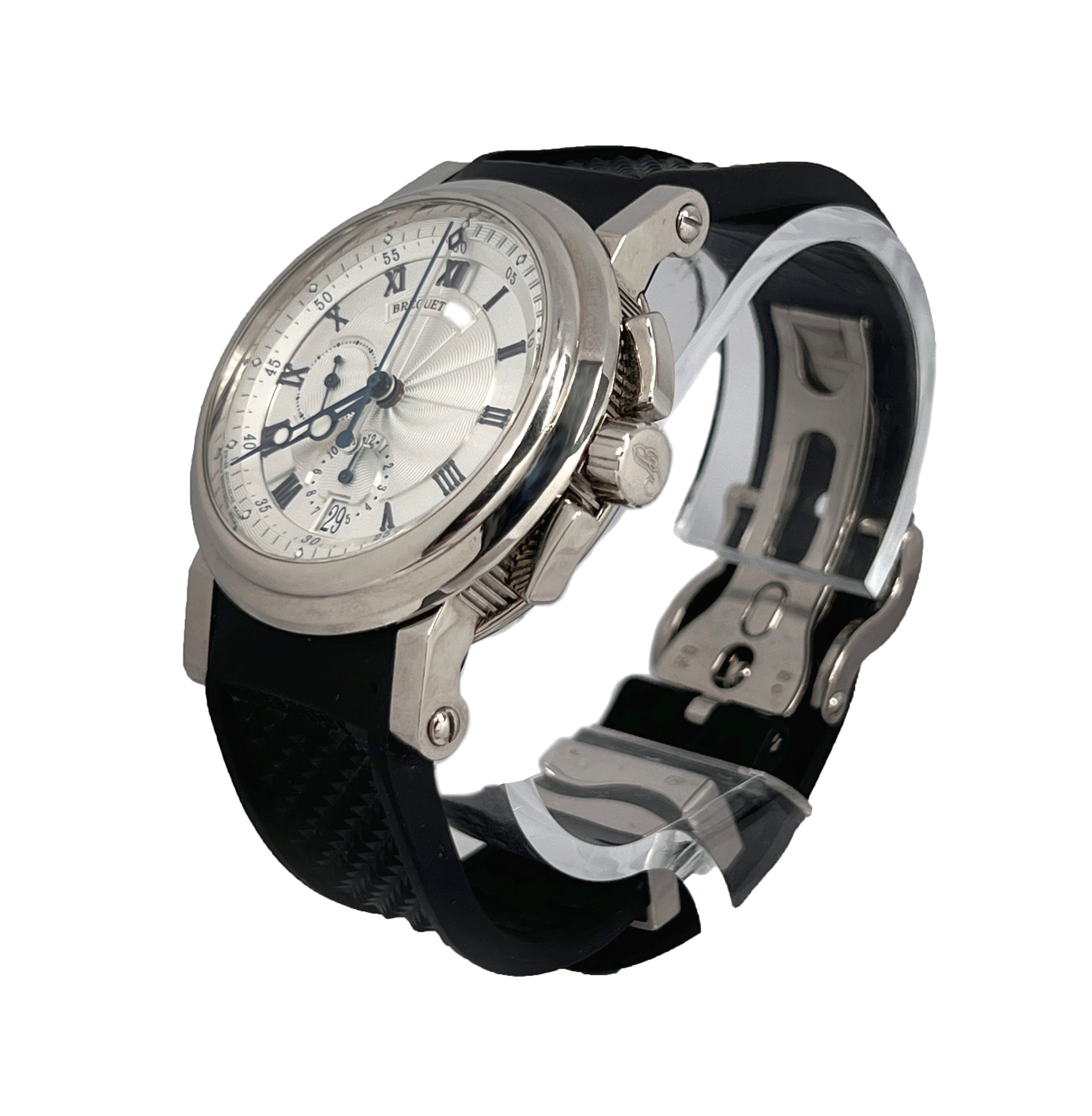 Breguet Marine 5827 18K White Gold Men's Luxury Watch - Elegant Dress Watch for Business, Formal Events & Special Occasions
