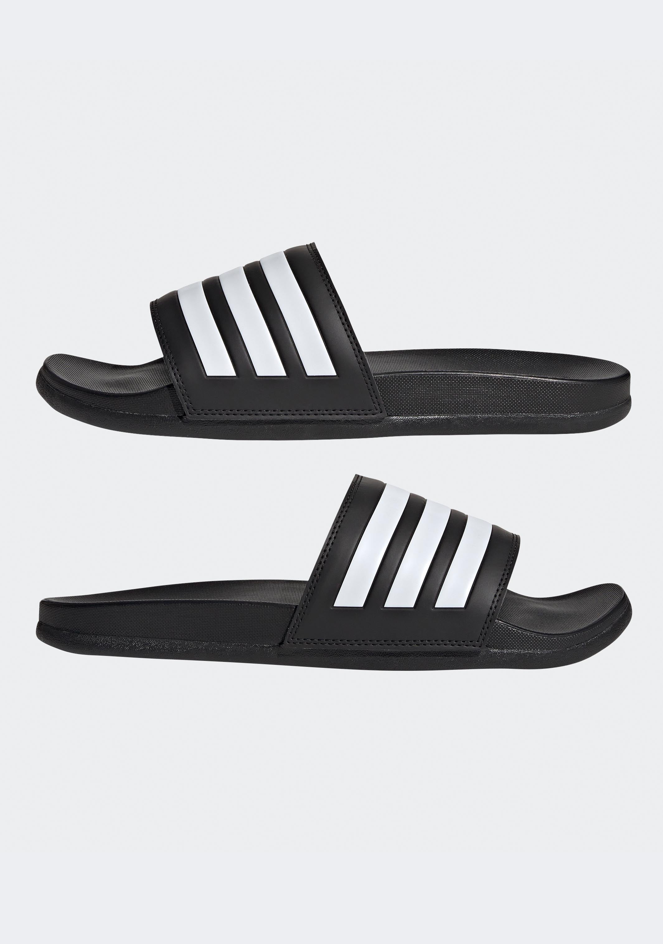 Adidas Men's Adilette Comfort Slides - Lightweight Athletic Sandals for Pool, Beach & Gym - Breathable Quick-Dry Slides for Casual Wear & Recovery