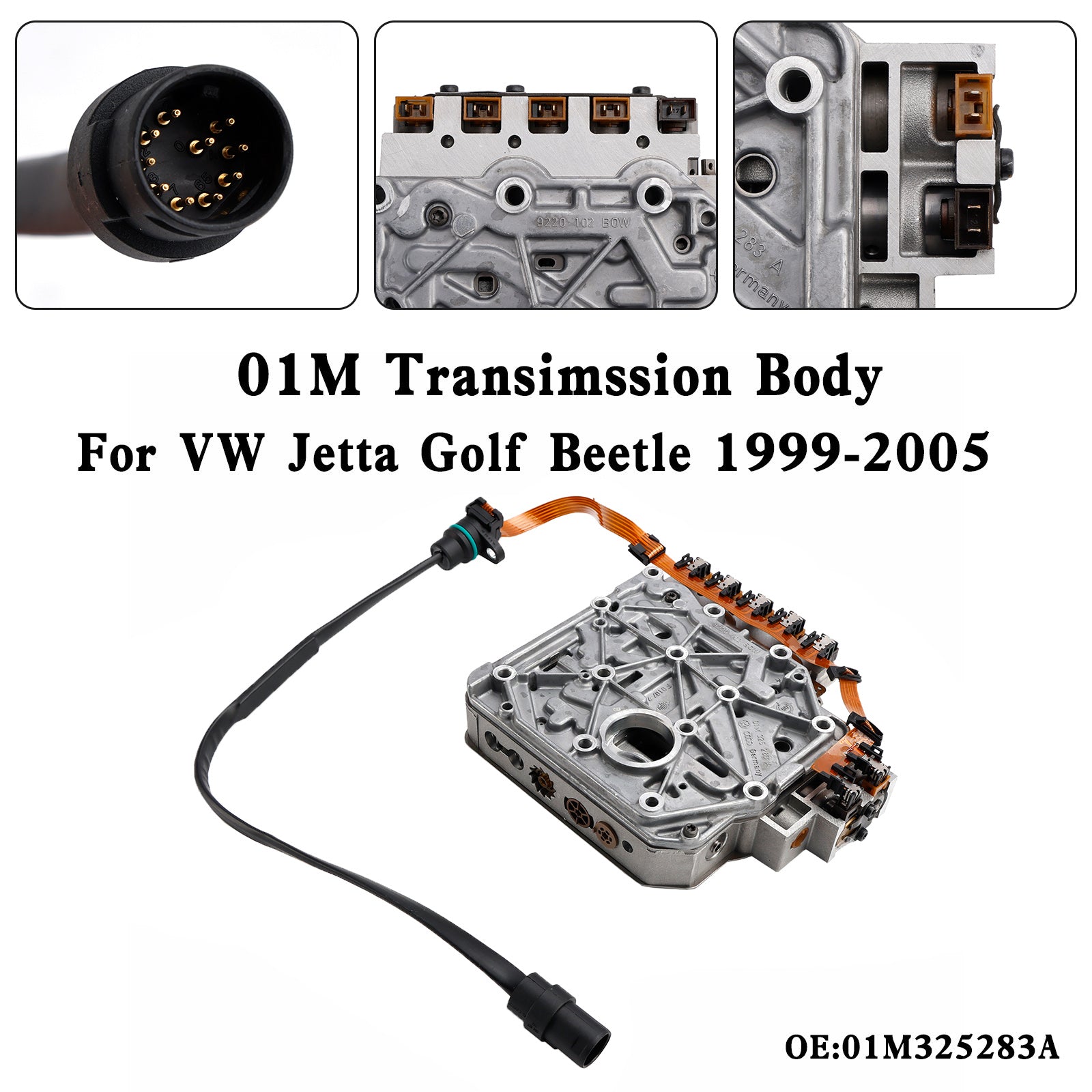 Volkswagen Jetta Golf Beetle 2.5L 2.0L Automatic Transmission Valve Body 01M325283A - Compatible with 2000-2010 Models, Perfect for Transmission Repair & Performance Upgrade