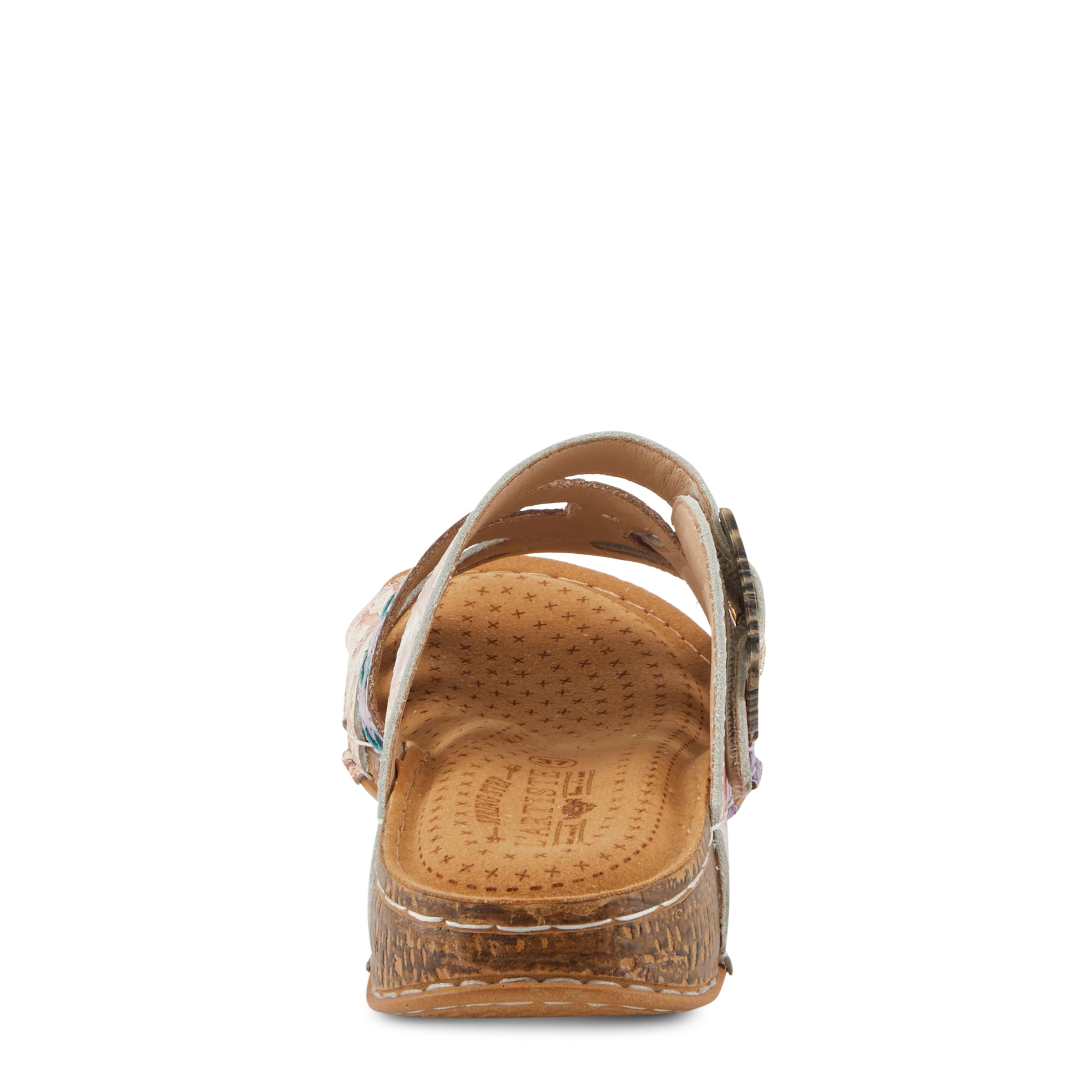 Spring Step L'Artiste Women's Calamityjay Comfortable Leather Sandals with Arch Support - Perfect for Summer Walking, Beach Outings & Casual Wear