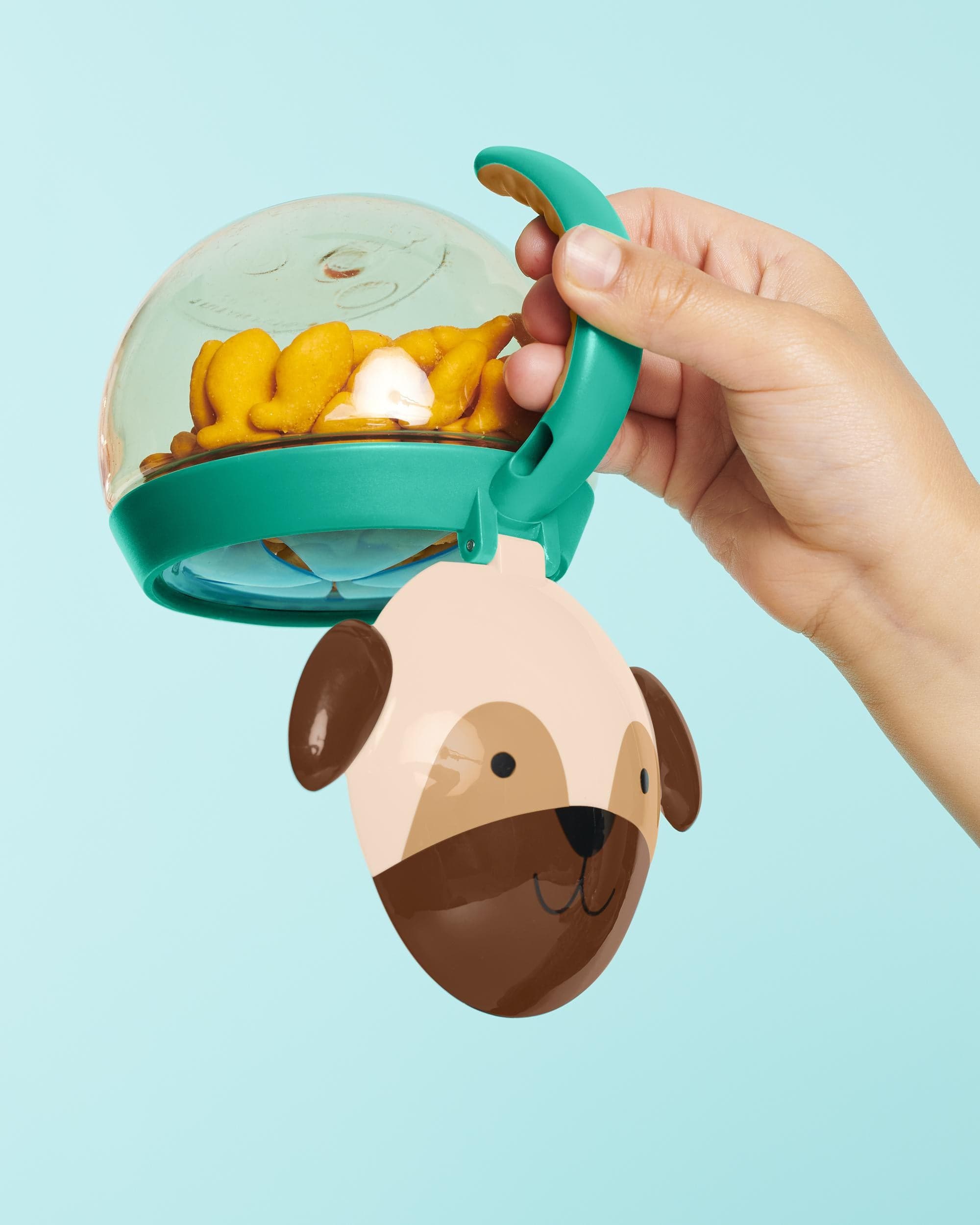 Skip Hop Zoo Snap Cup - Insulated Toddler Sippy Cup with Leak-Proof Lid & Easy-Grip Handles - Perfect for Daycare, Travel & On-the-Go Hydration