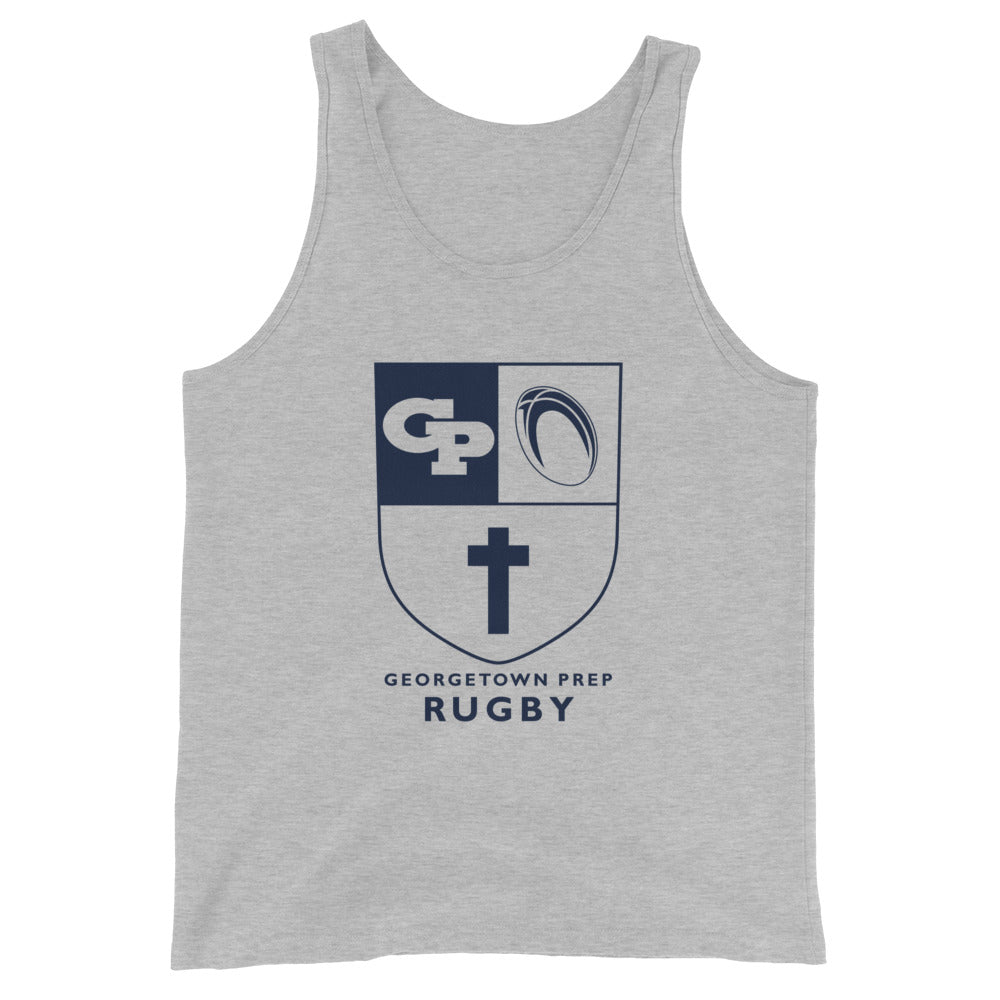 Georgetown Prep Rugby Social Tank Top - Breathable & Comfortable Men's Athletic Shirt for Rugby Fans, Training & Casual Wear