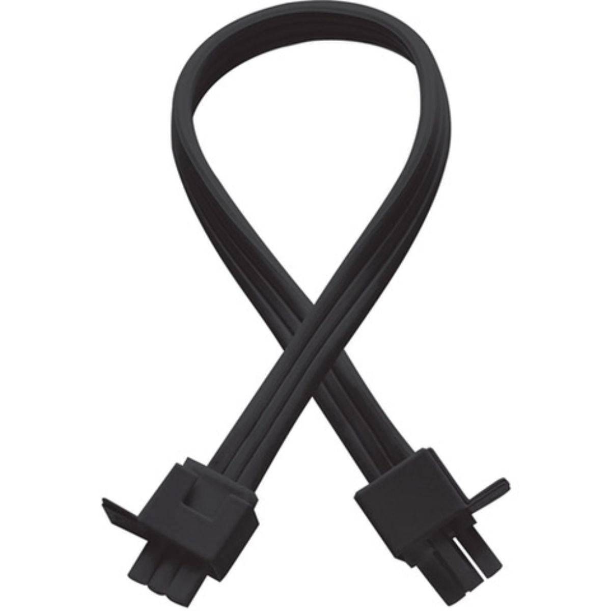 36-Inch Interconnect Cable for Under Cabinet Lighting - Black Finish - Perfect for Kitchen, Pantry, and Closet LED Light Installation