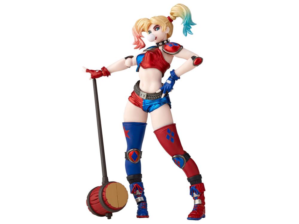 Amazing Yamaguchi Revoltech No. 015EX Harley Quinn Roller Derby Action Figure - New Color Version | Highly Articulated Collectible for Display & Photography | Perfect for DC Fans & Anime Figure Collections
