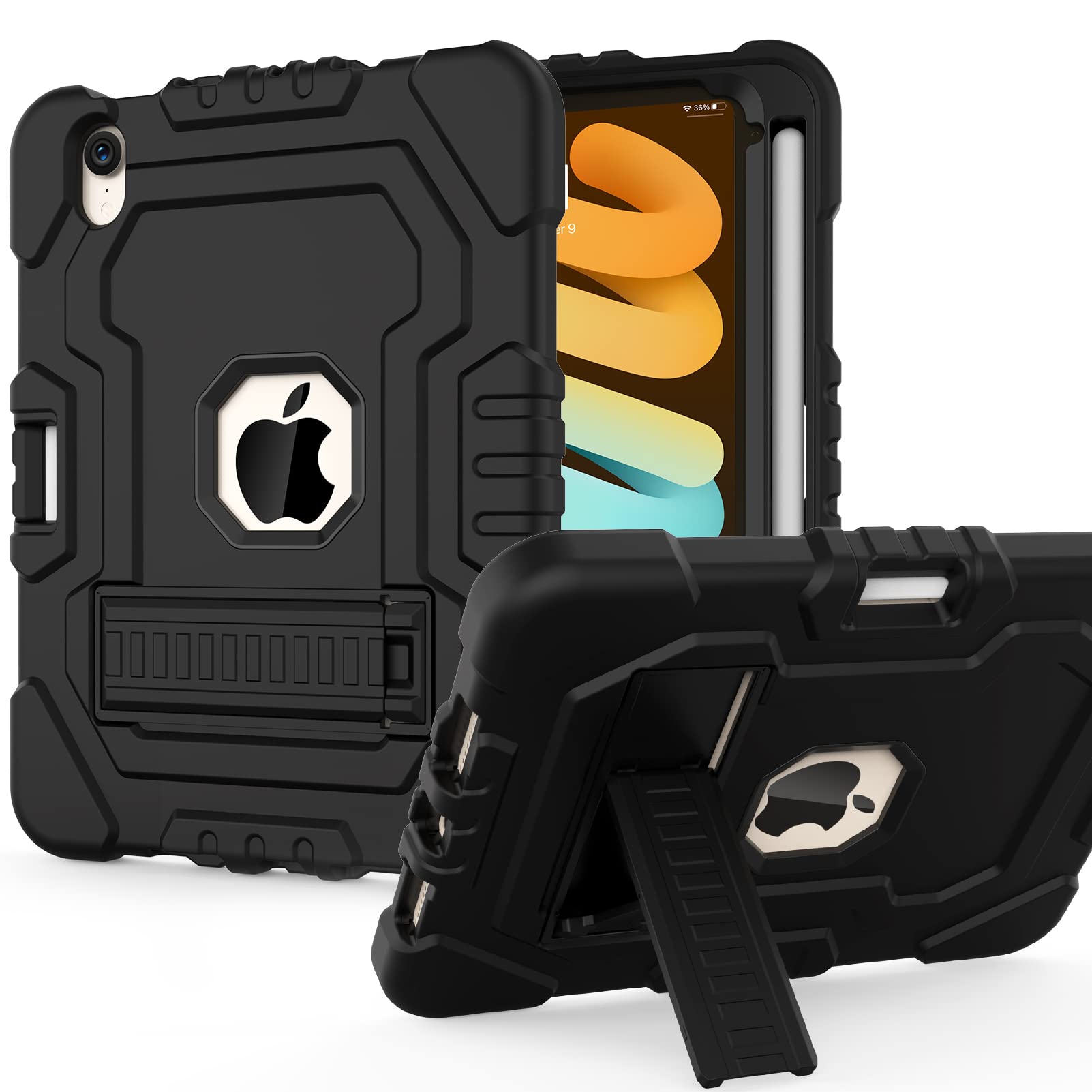 Rugged Shockproof iPad Mini 6 Case (2021, 8.3