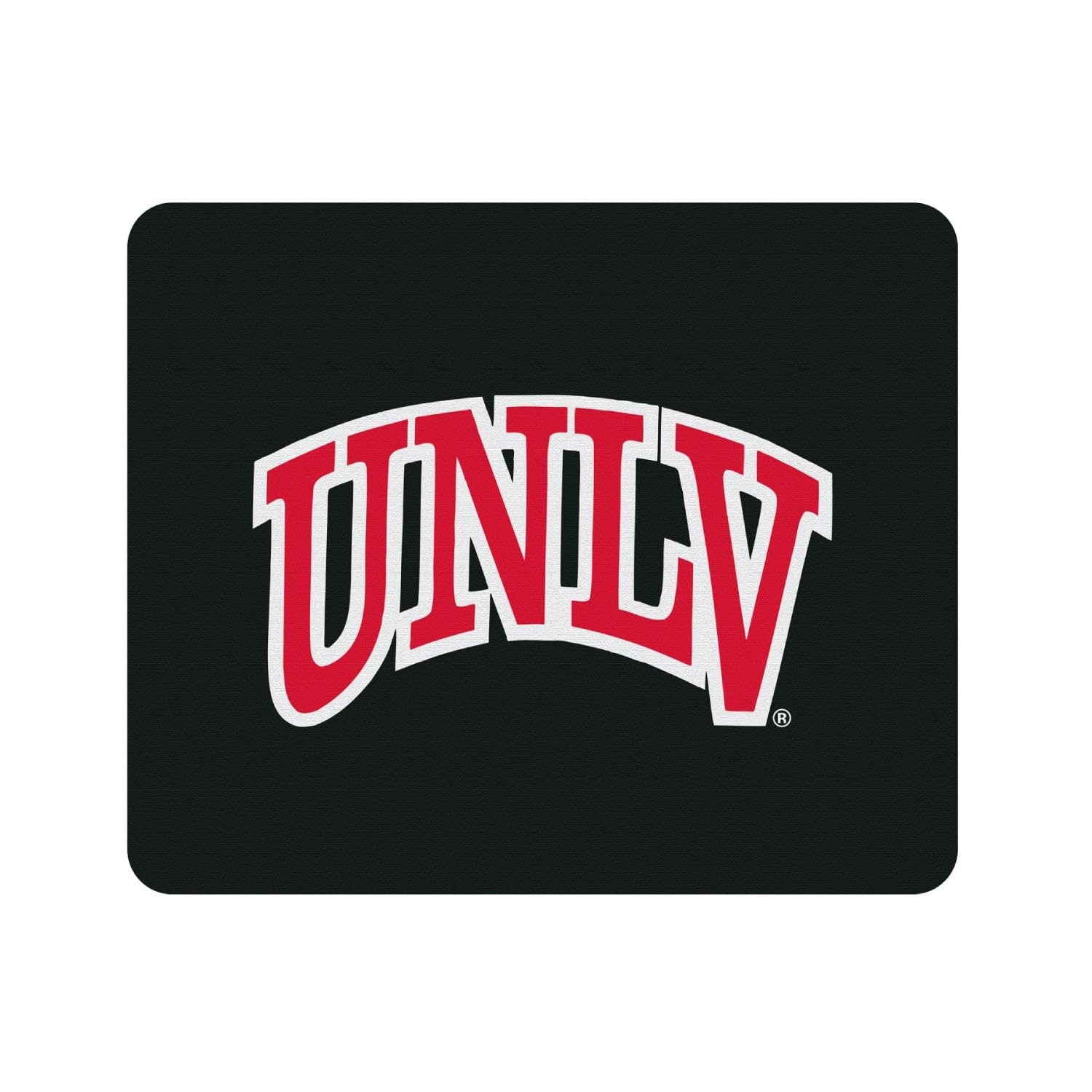 UNLV Mouse Pad - University of Nevada Las Vegas Logo Gaming Mouse Mat, Non-Slip Rubber Base, Smooth Fabric Surface for PC, Laptop, Office & Home Use