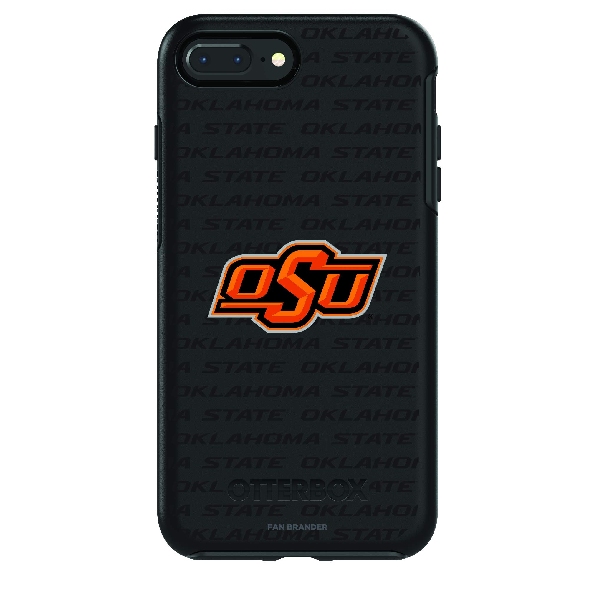 NCAA OtterBox Symmetry iPhone Case - Repeating Wordmark Design for Apple Fans