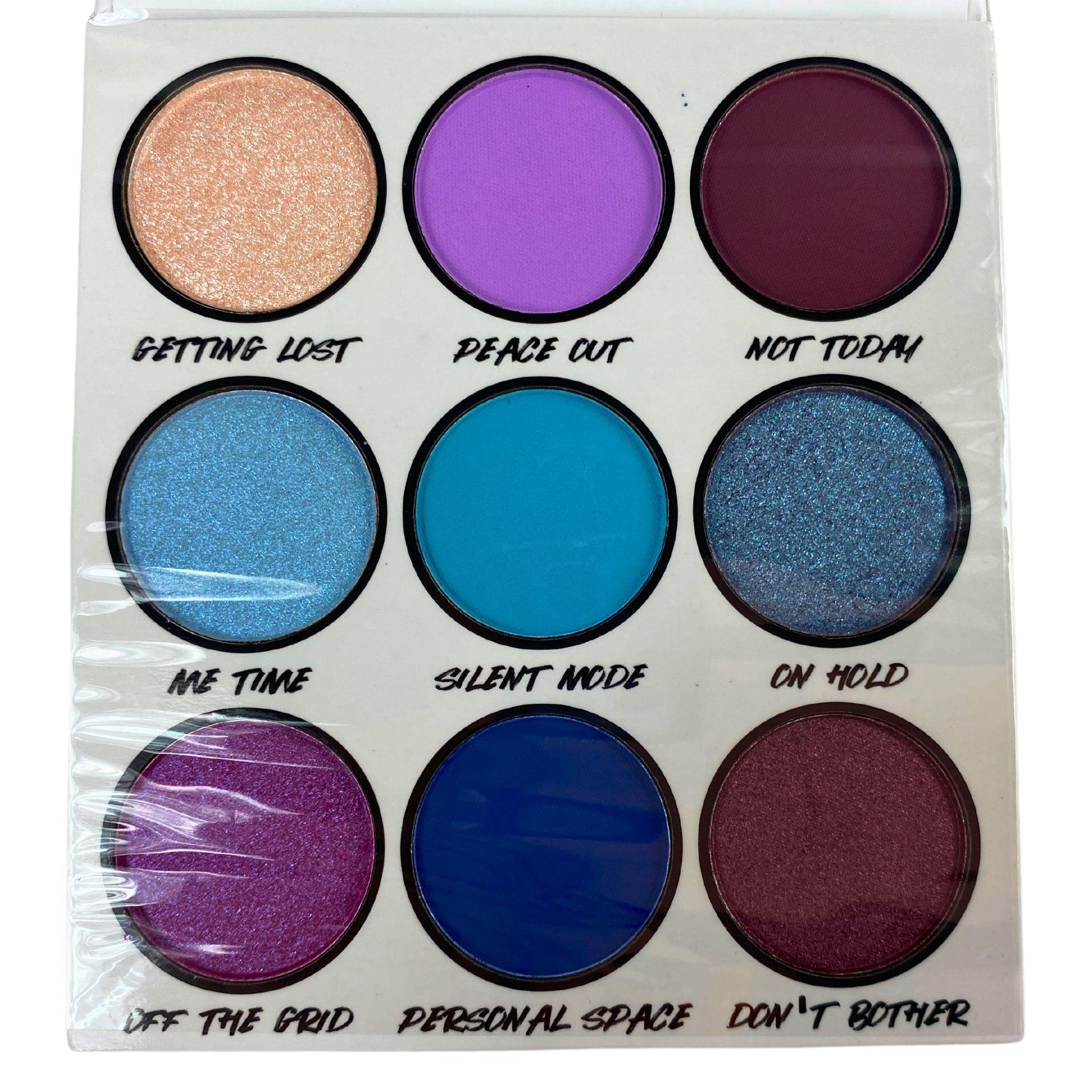 BH Cosmetics Do Not Disturb 9-Color Eyeshadow Palette - 30 Pcs Lot - Vegan & Cruelty-Free Makeup for Party, Wedding & Everyday Glam Looks