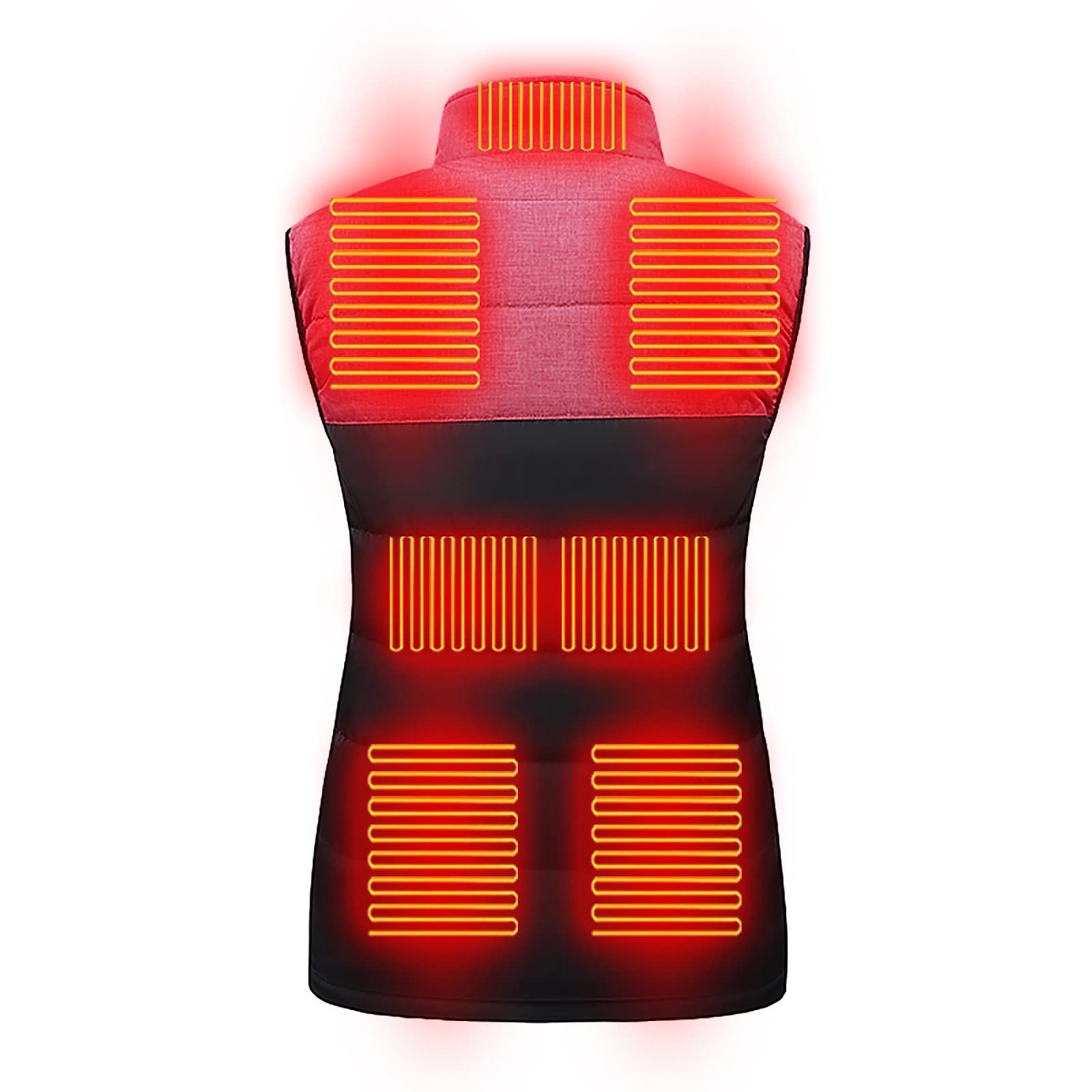 Lightweight USB Heated Vest for Women - Electric Heating Jacket with USB Charging for Outdoor Activities, Hiking, and Winter Sports (Batteries Not Included)