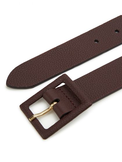 Premium Narrow Soft Grain Leather Belt for Men & Women - Classic Slim Dress Belt for Office, Casual & Formal Wear - Adjustable & Stylish Accessory