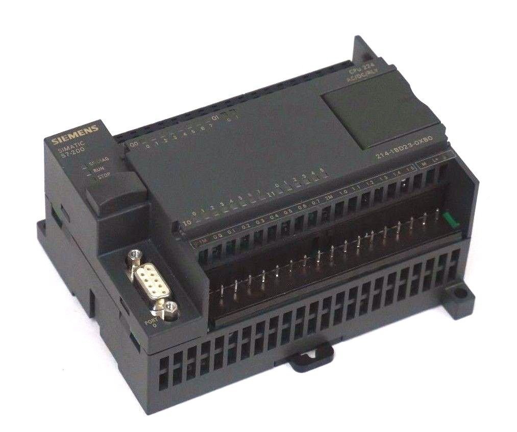 Original Siemens SIMATIC CPU 224 AC/DC/Relay 6ES7214-1BD23-0XB0 PLC Controller (100-230V AC) - Industrial Automation & Control System for Manufacturing & Machinery